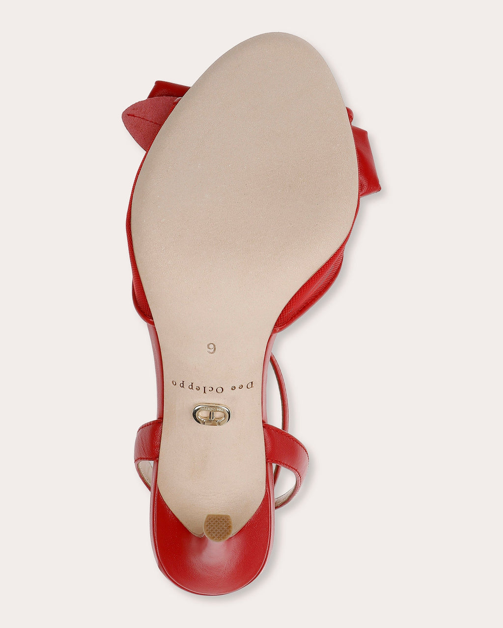 England Embellished Leather and Mesh Sandal