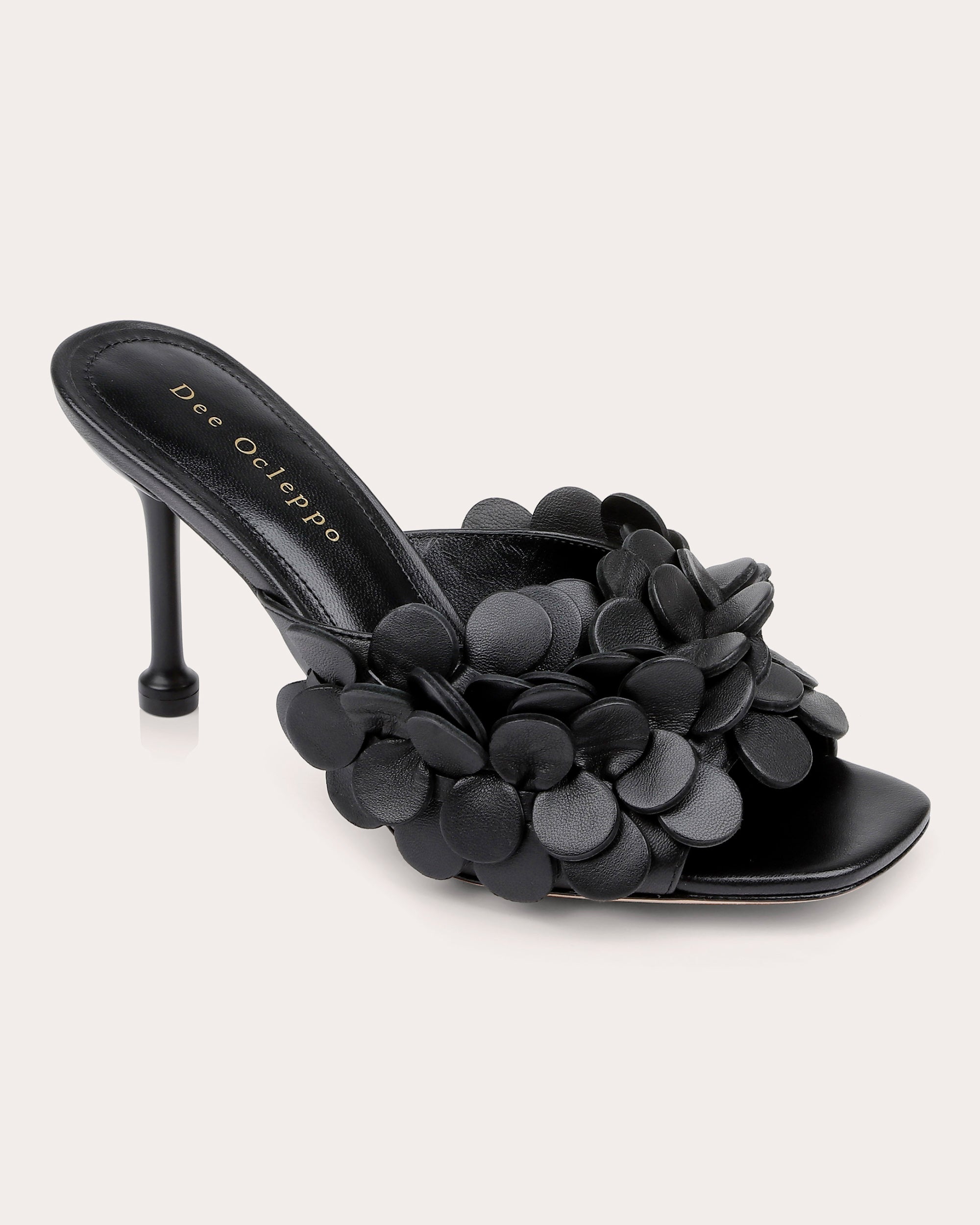 London Embellished Leather Sandal