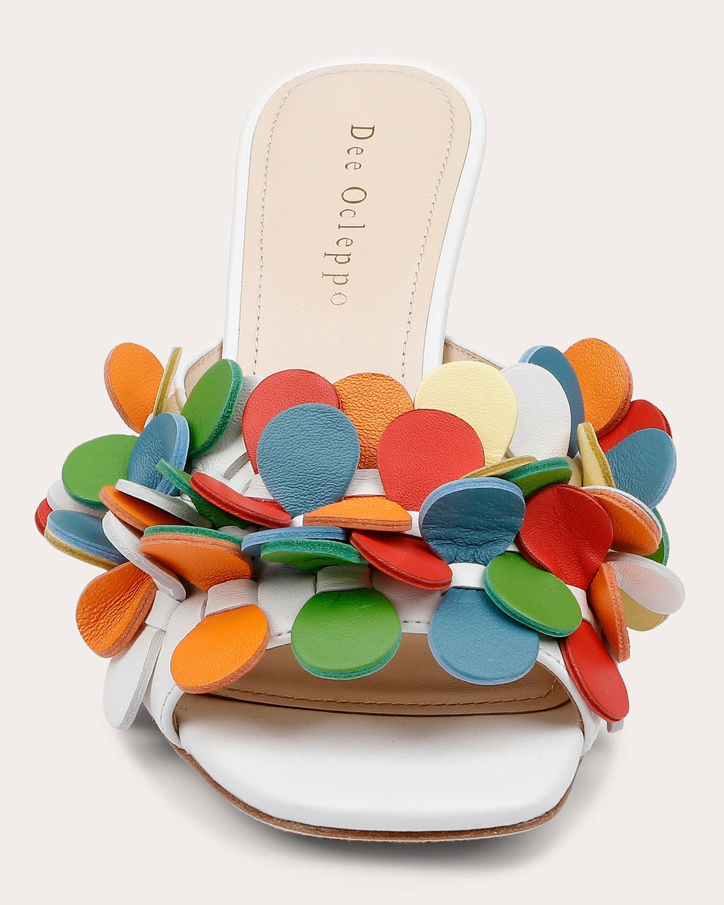London Embellished Leather Sandal