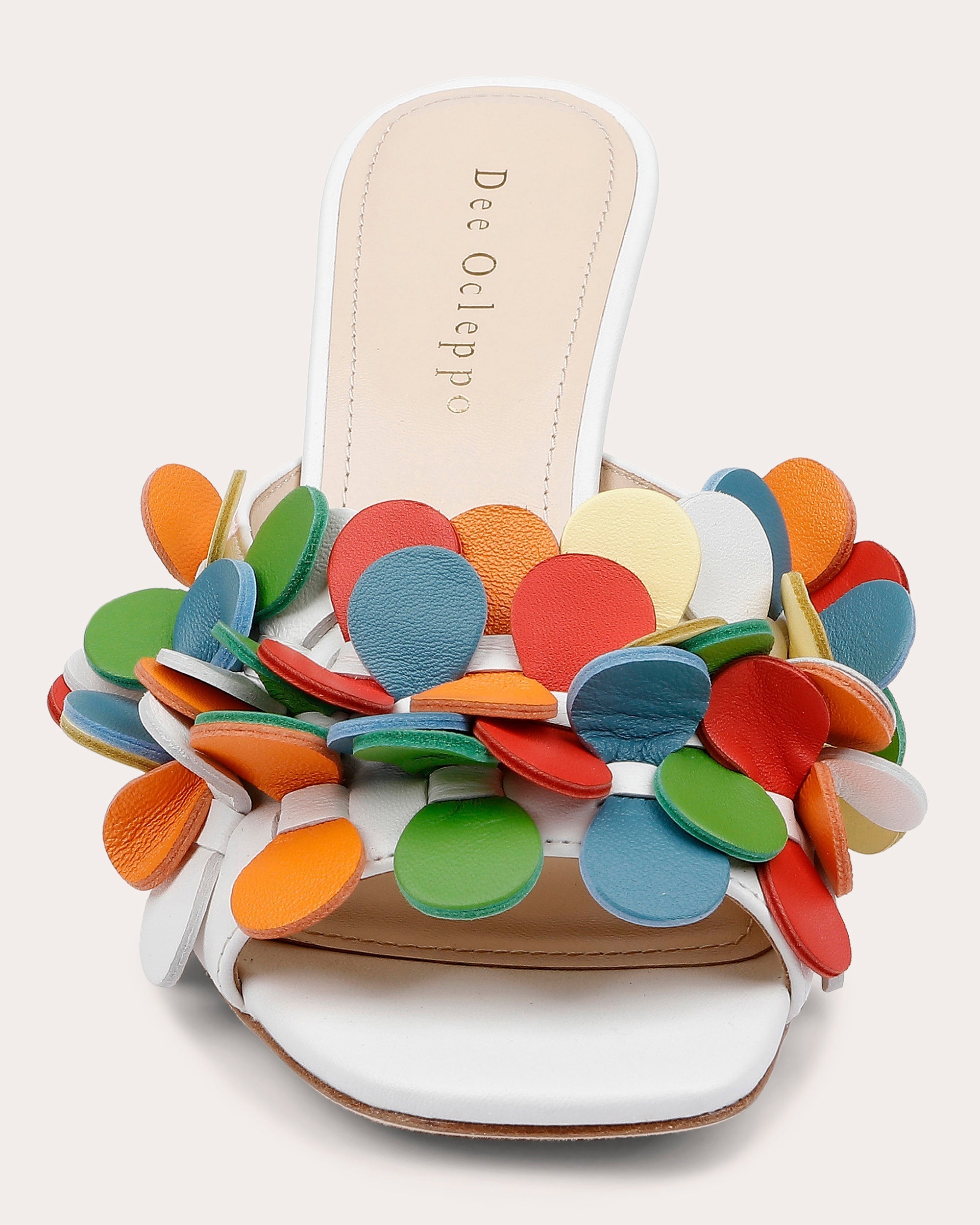London Embellished Leather Sandal