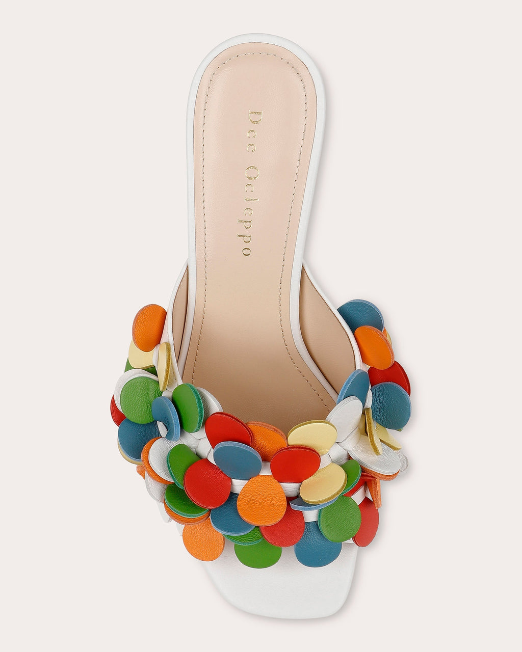 London Embellished Leather Sandal