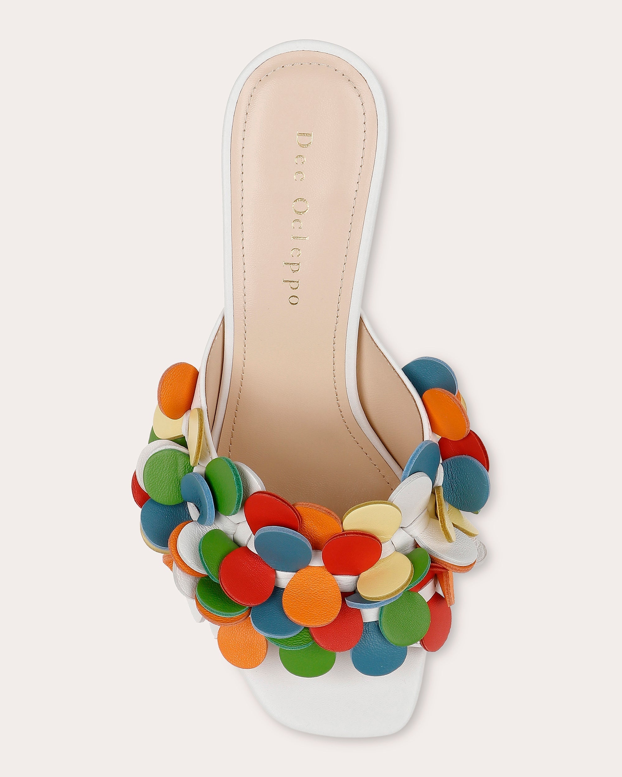 London Embellished Leather Sandal