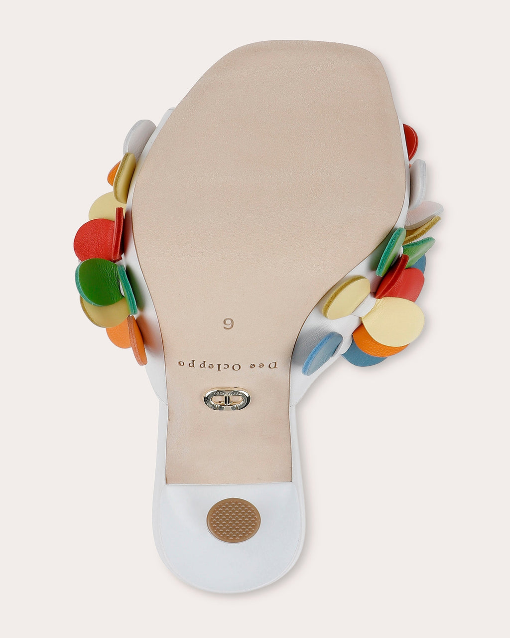 London Embellished Leather Sandal