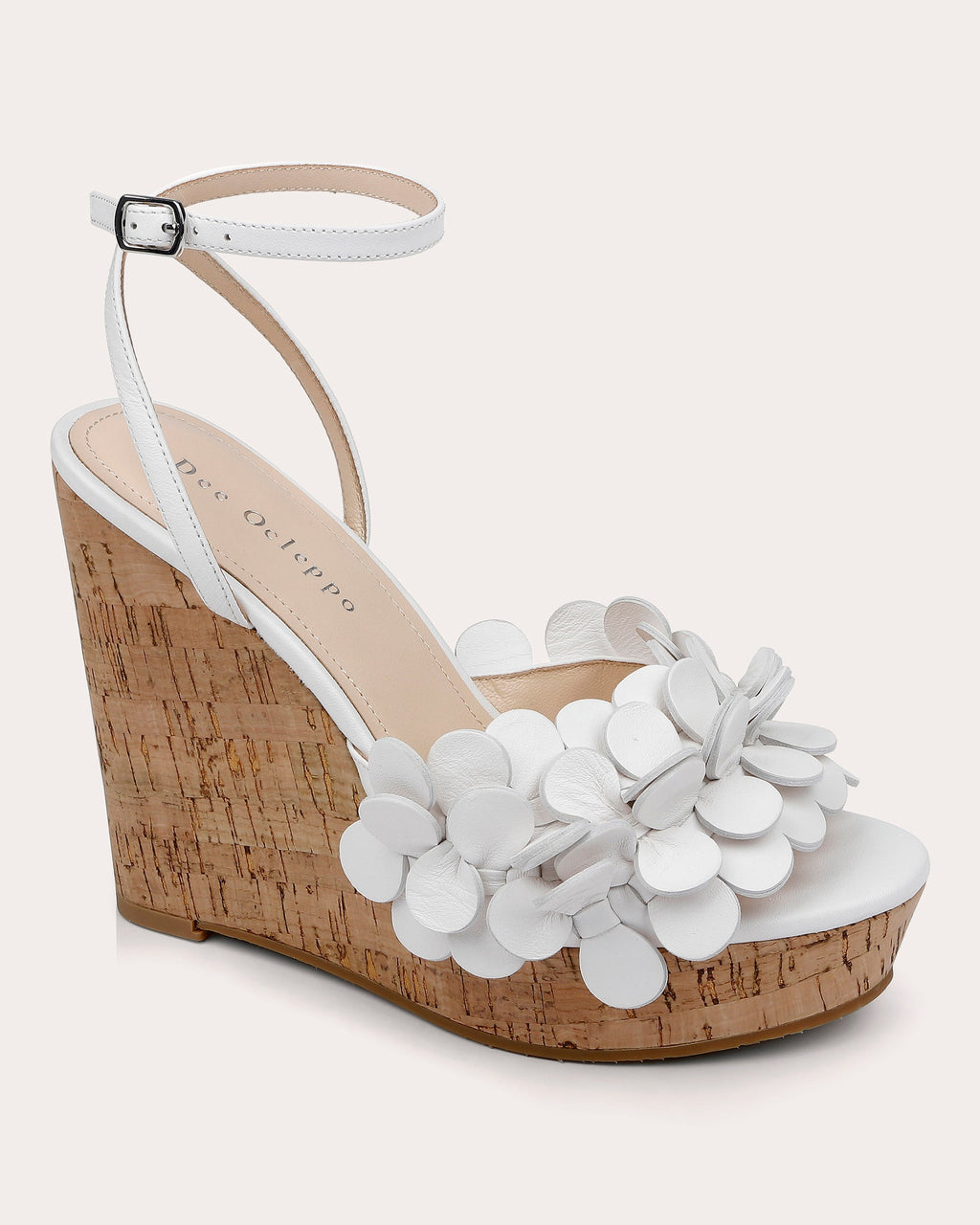 Madrid Embellished Leather Wedge