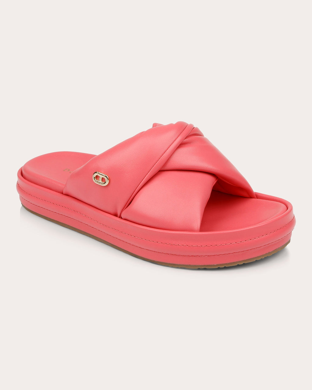 Milan Twisted-Leather Sandal