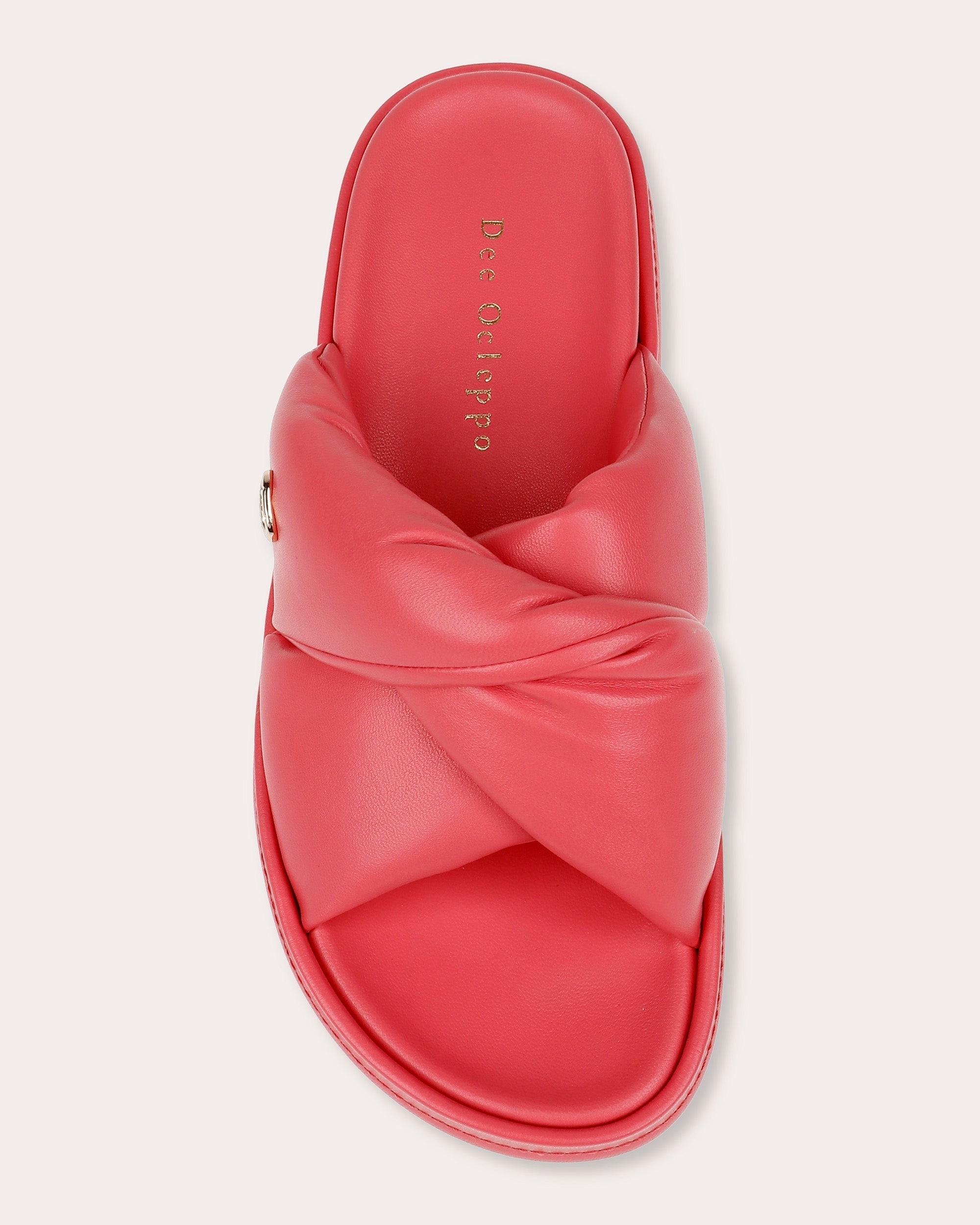Milan Twisted-Leather Sandal