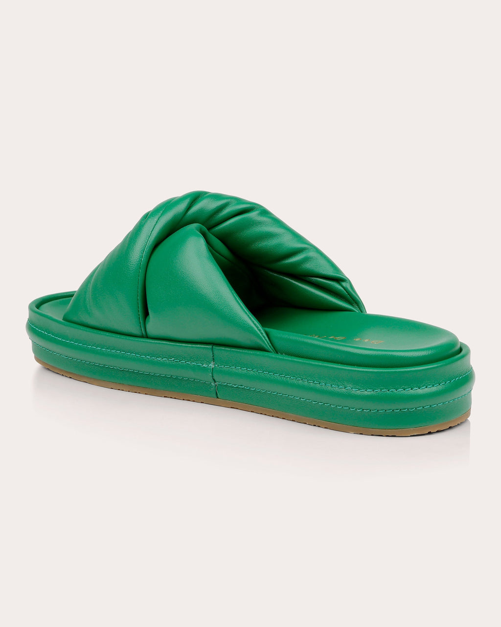 Milan Twisted-Leather Sandal