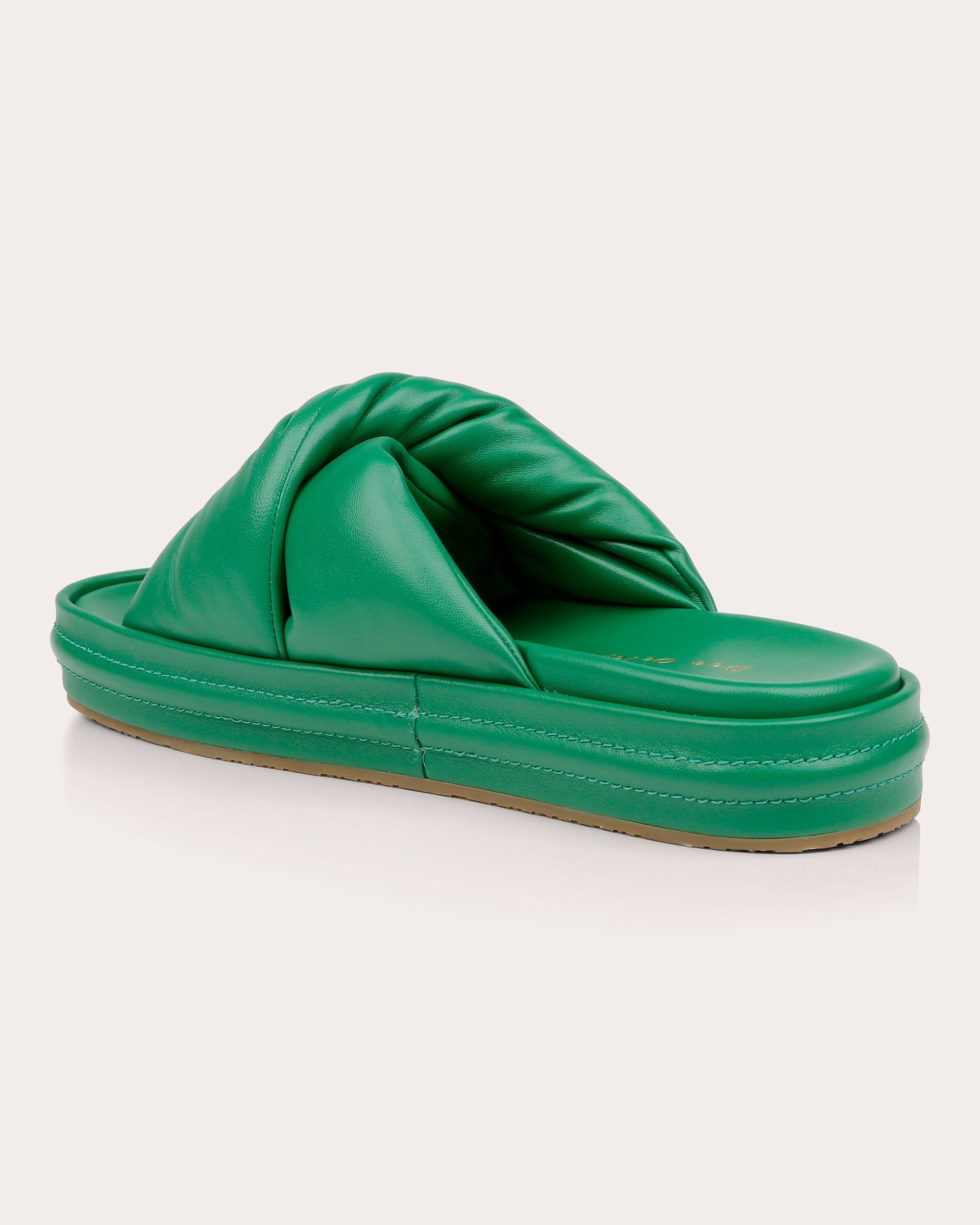 Milan Twisted-Leather Sandal