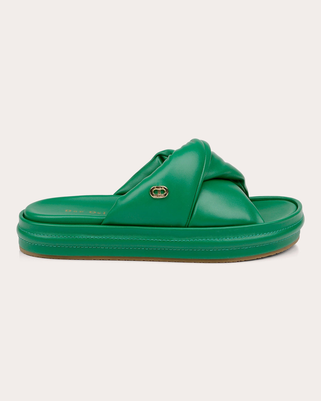 Milan Twisted-Leather Sandal