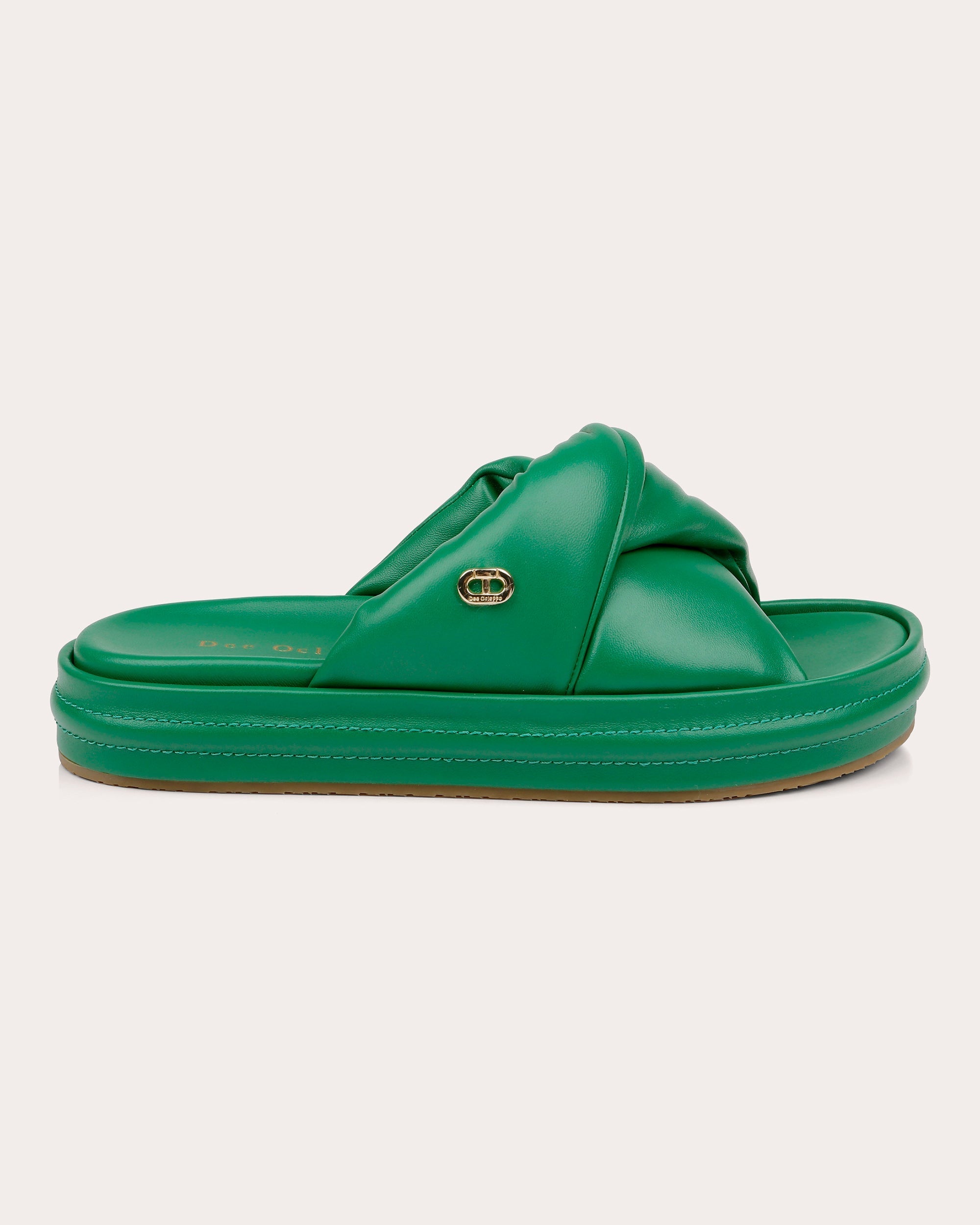 Milan Twisted-Leather Sandal