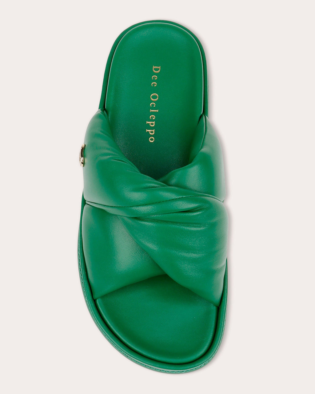 Milan Twisted-Leather Sandal