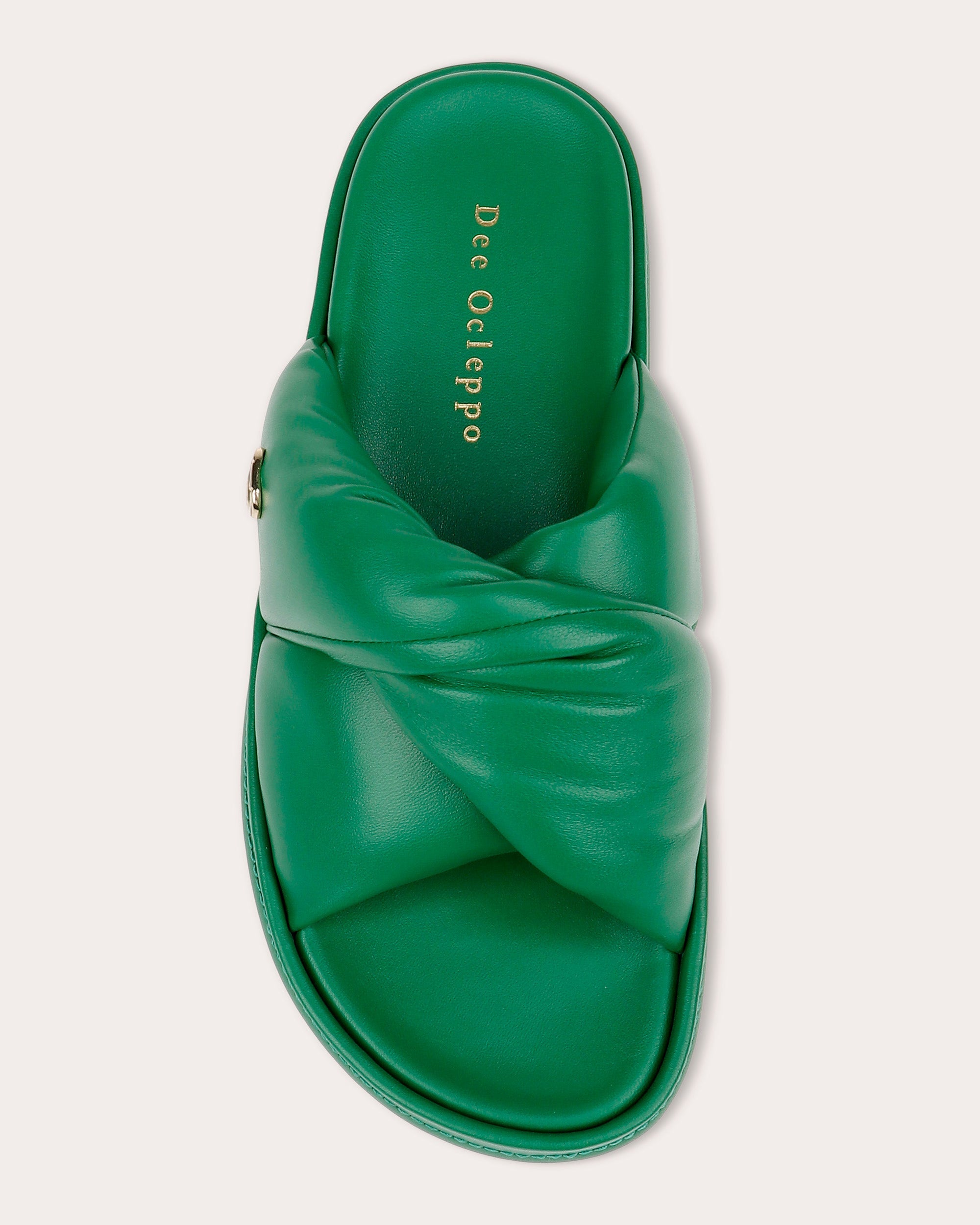 Milan Twisted-Leather Sandal