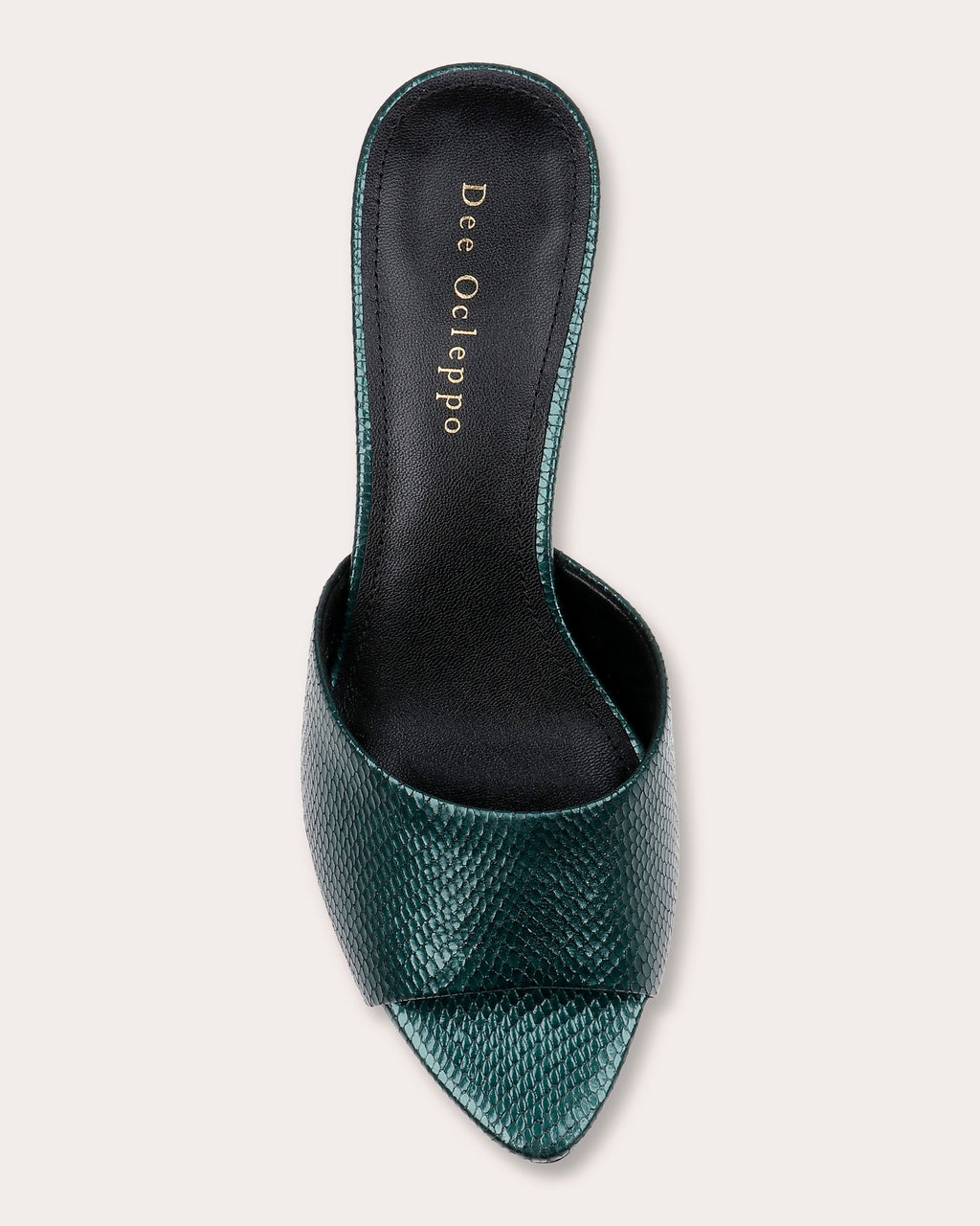 Bogota Embossed Metallic-Leather Mule