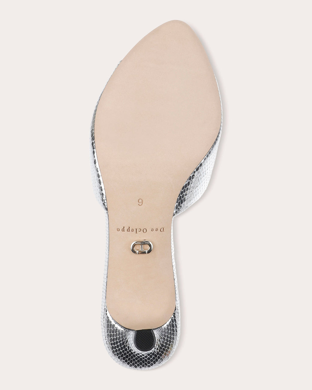 Bogota Embossed Metallic-Leather Mule