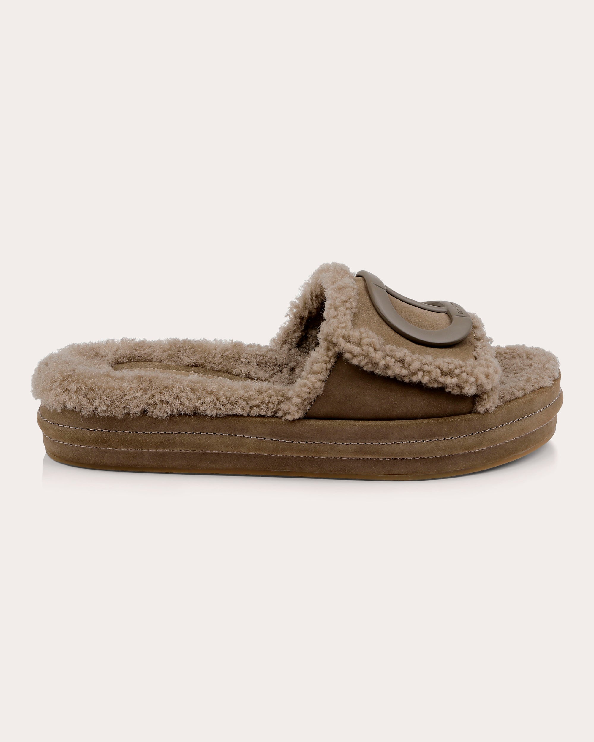 Lima Plush Suede Slide