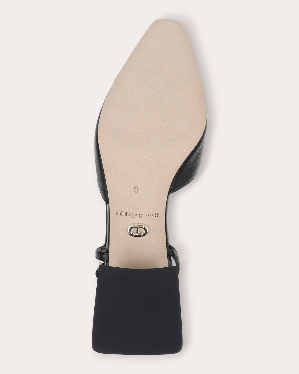 Naples Two-Tone Leather Slingback