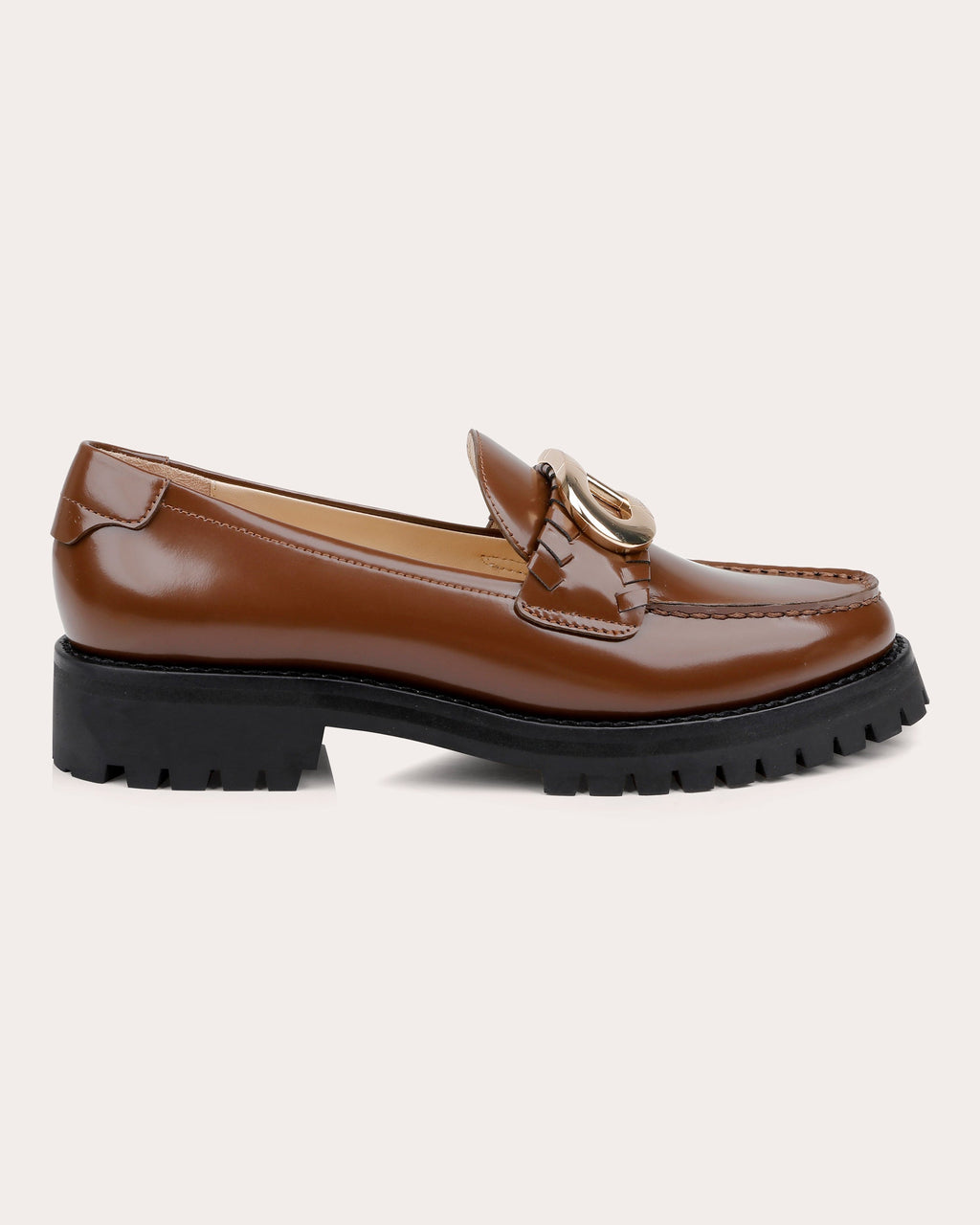 Osaka Glossed Leather Loafer