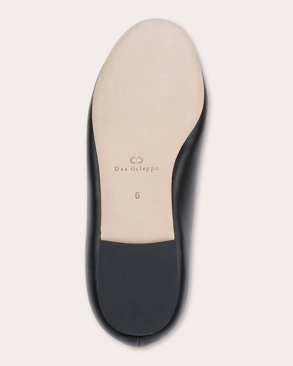 Prague Logo-Embellished Leather Flat