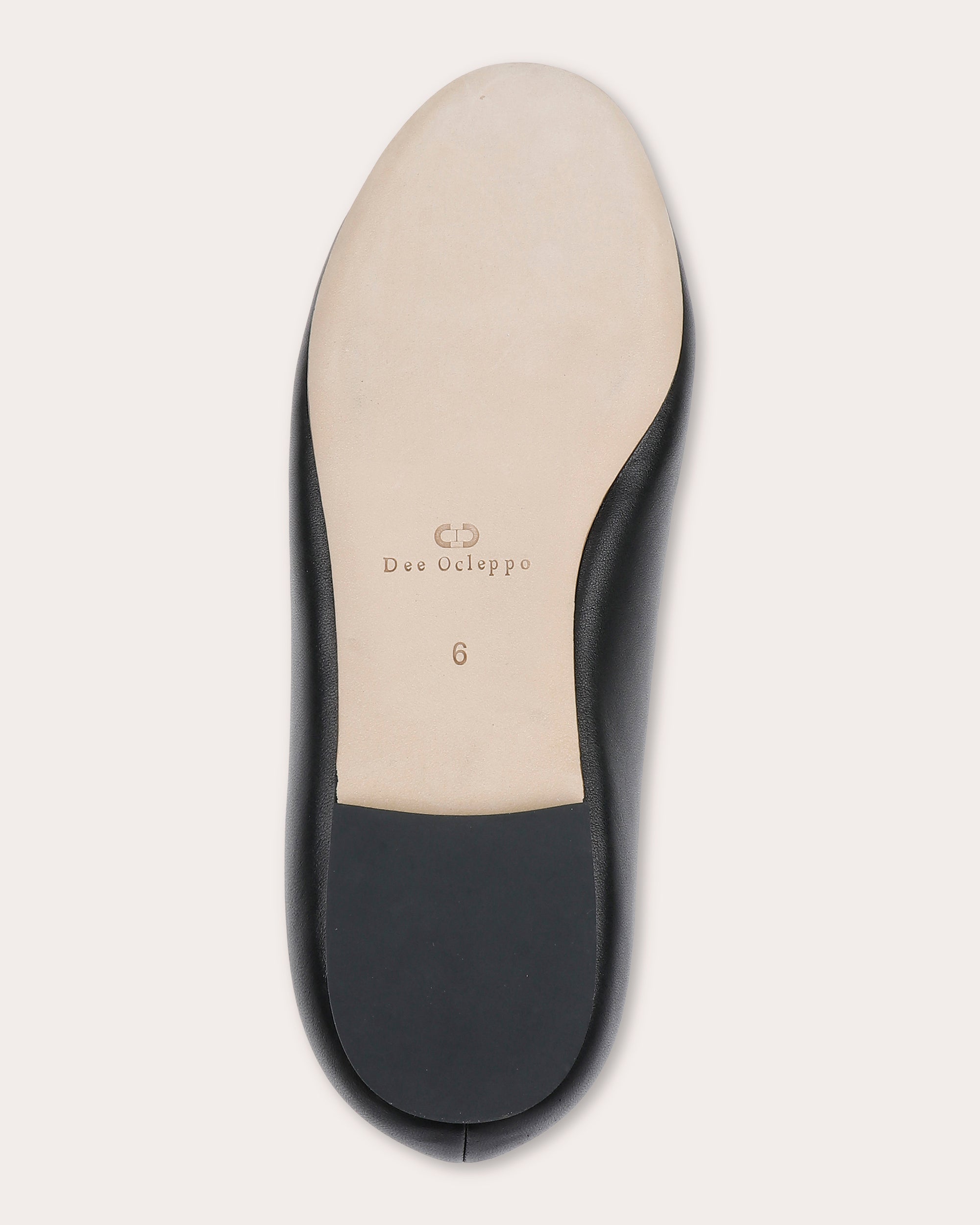 Prague Logo-Embellished Leather Flat