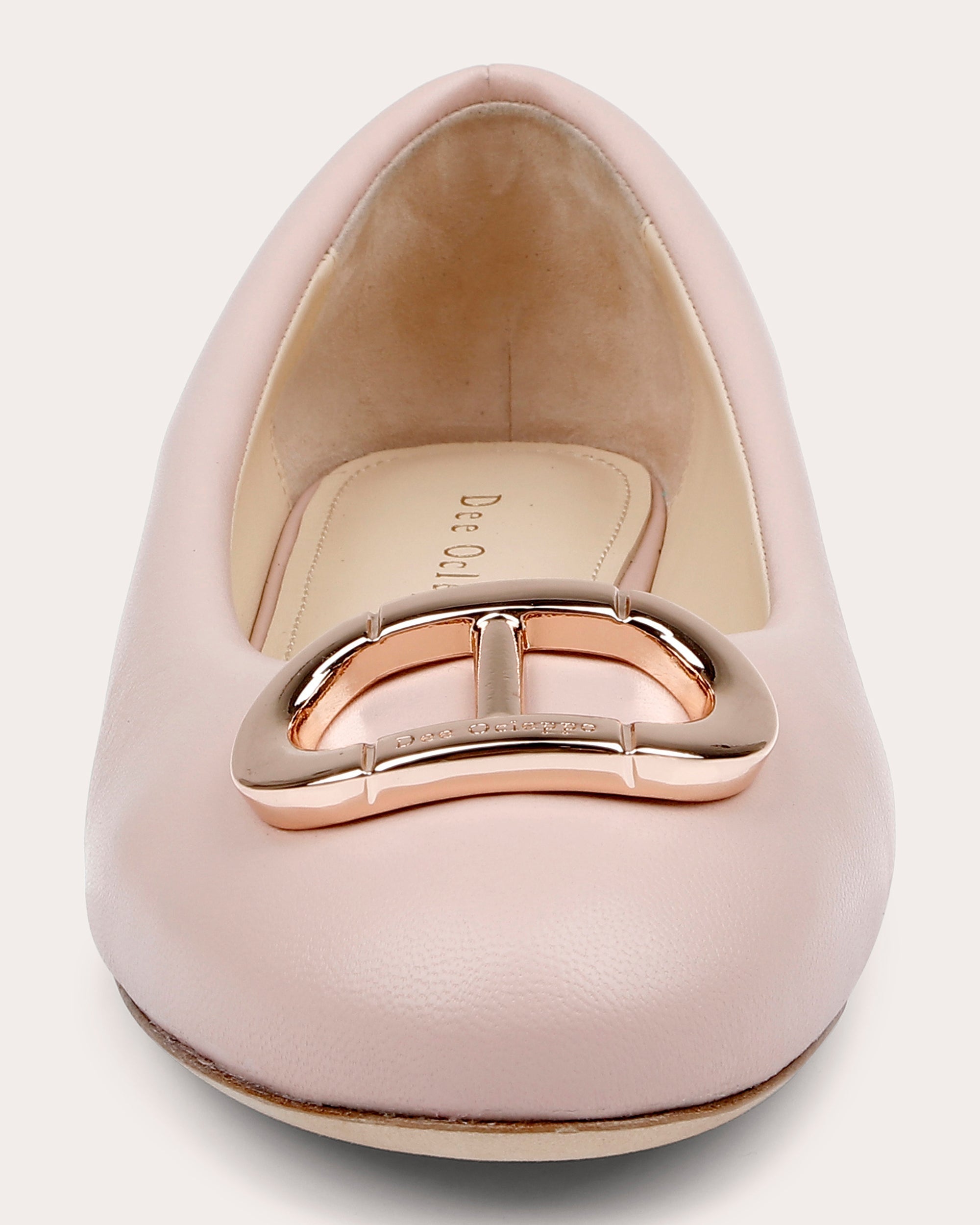 Prague Logo-Embellished Leather Flat
