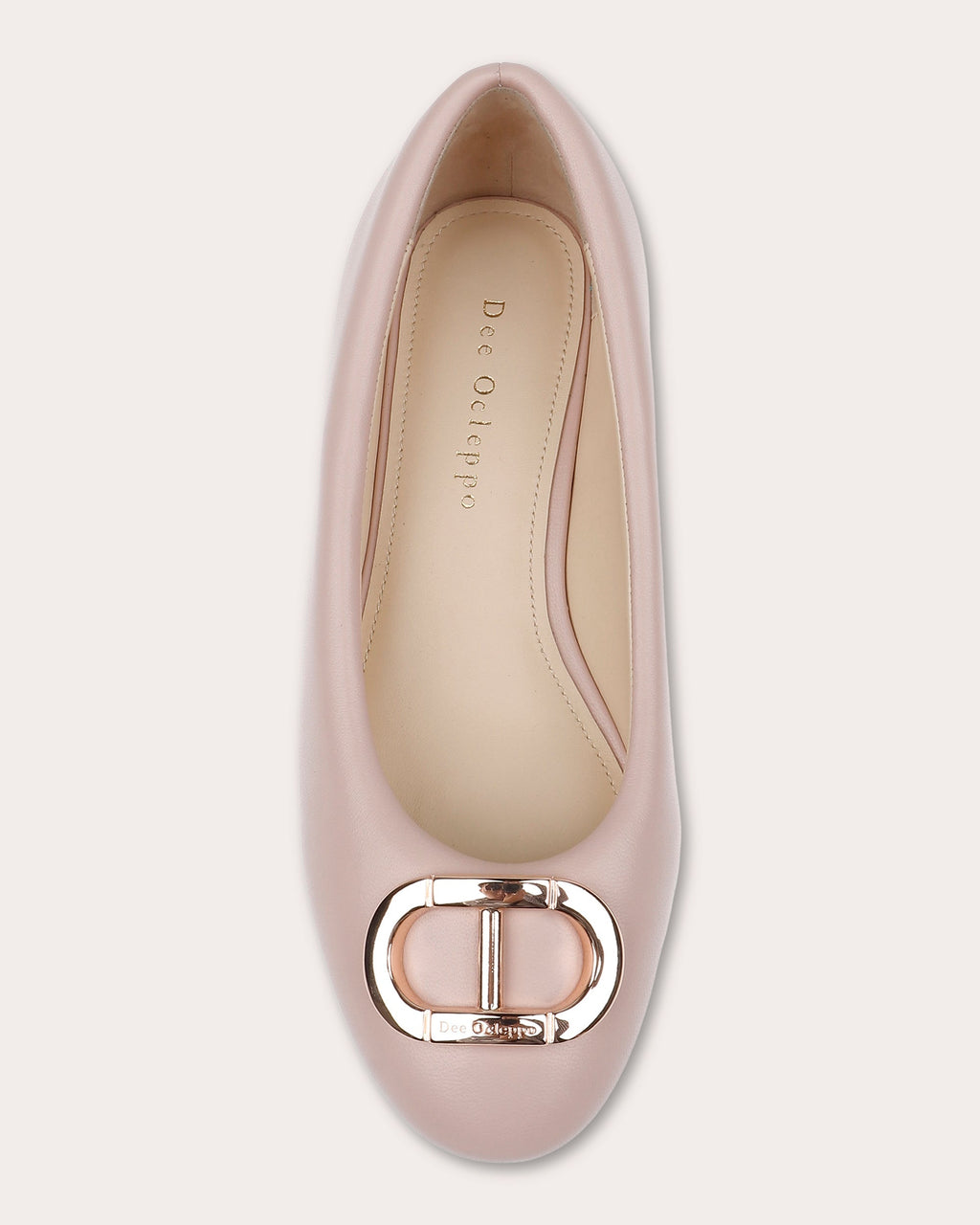 Prague Logo-Embellished Leather Flat