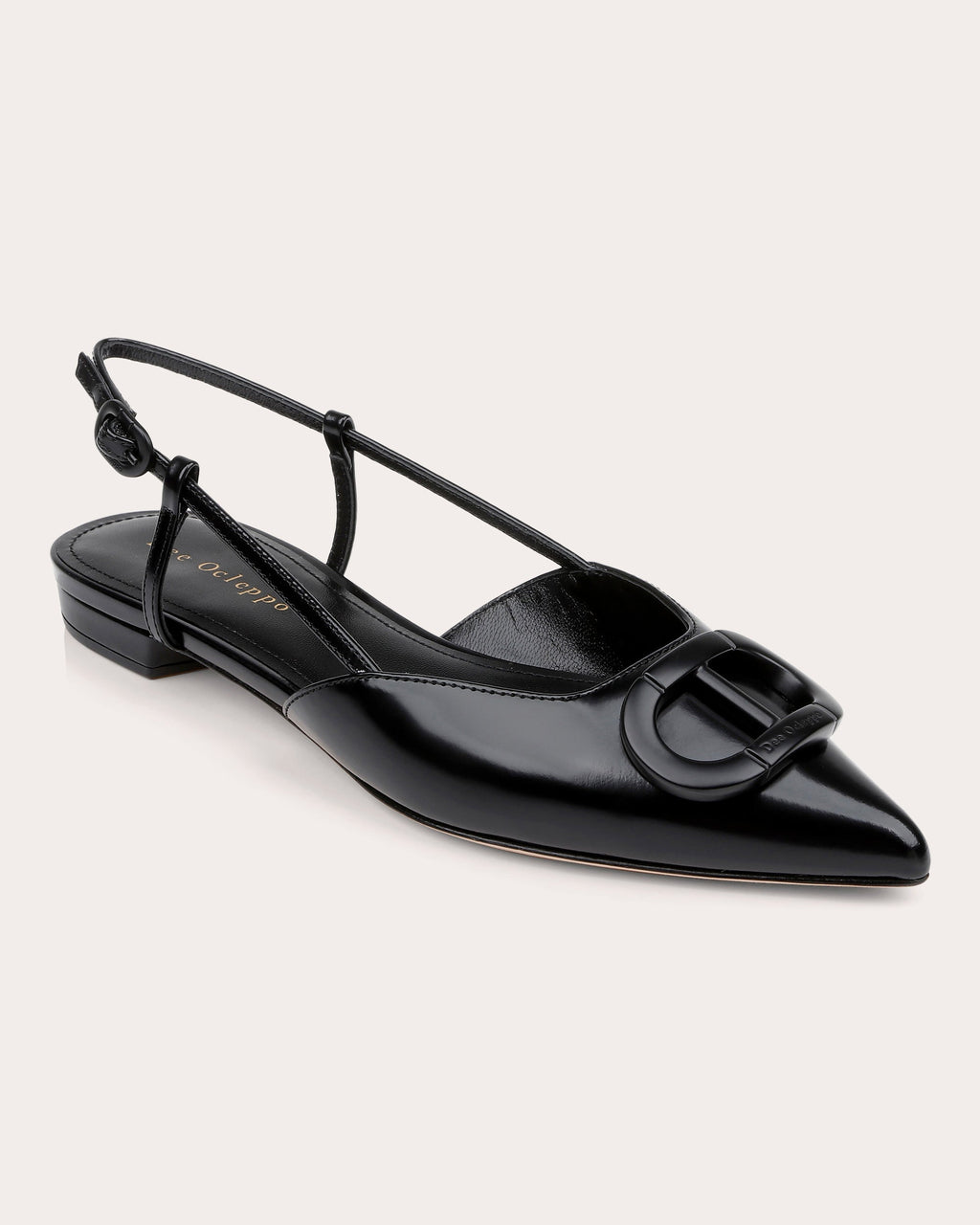 Rome Leather Slingback Flat