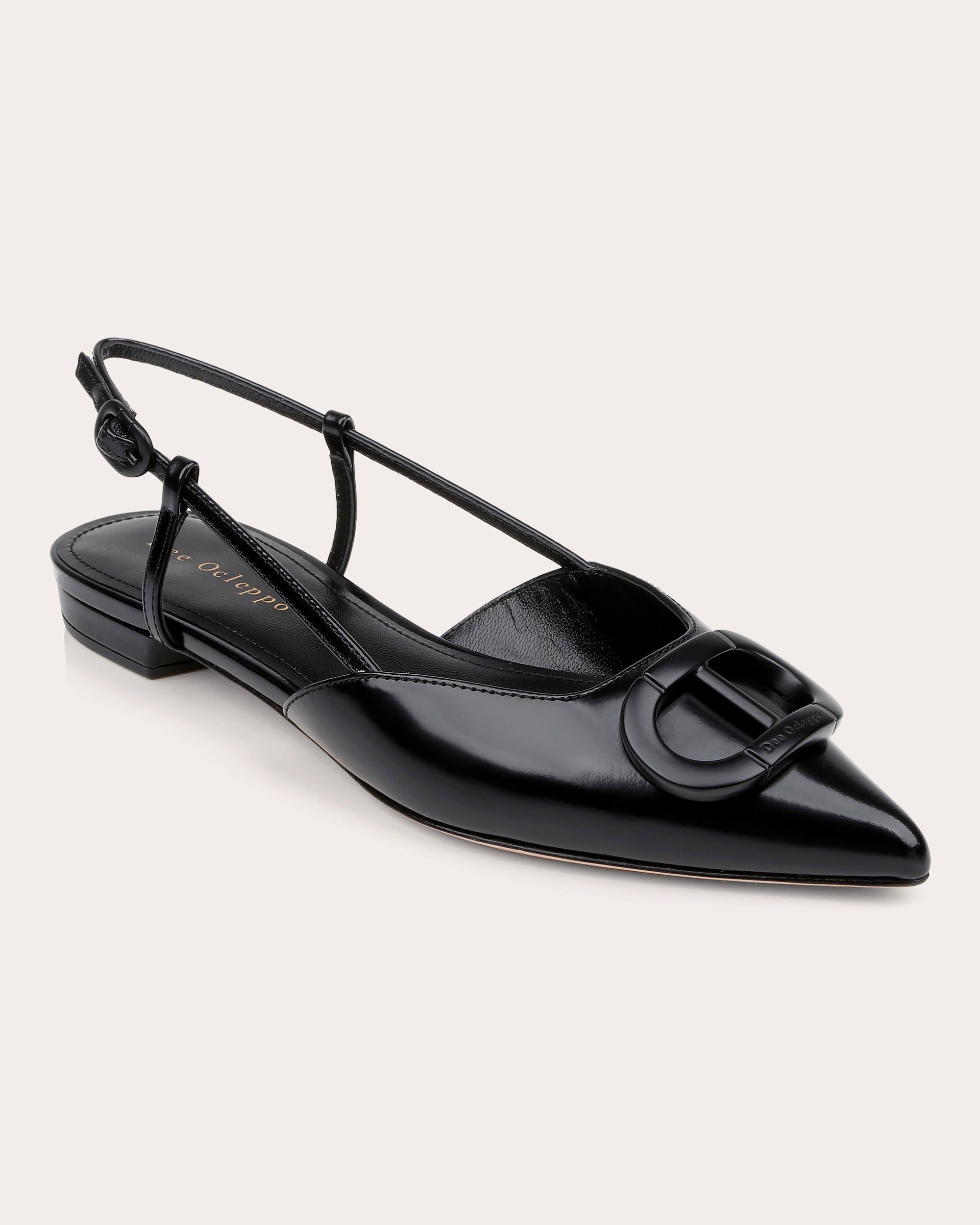 Rome Leather Slingback Flat