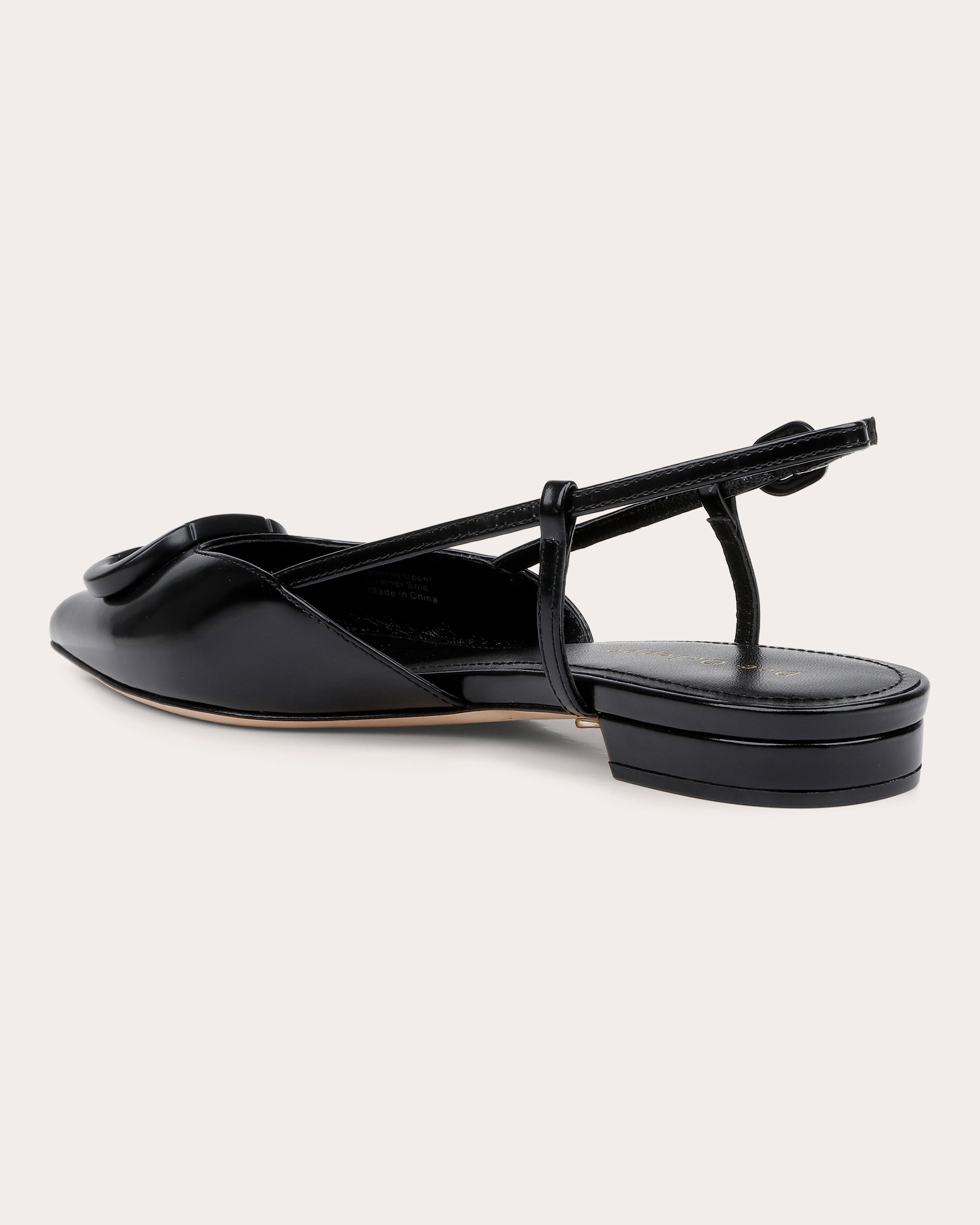 Rome Leather Slingback Flat