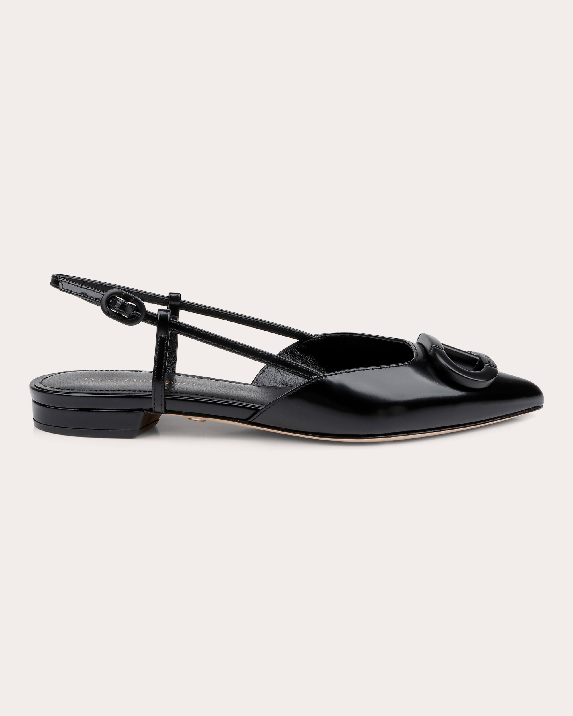 Rome Leather Slingback Flat