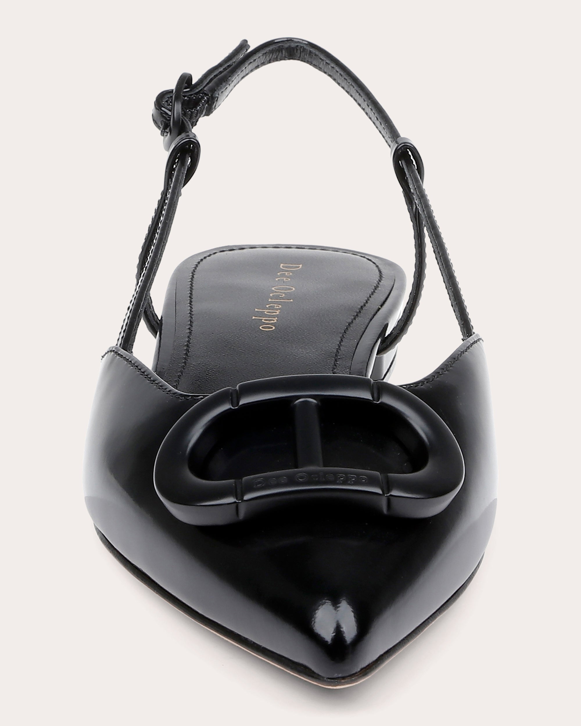 Rome Leather Slingback Flat