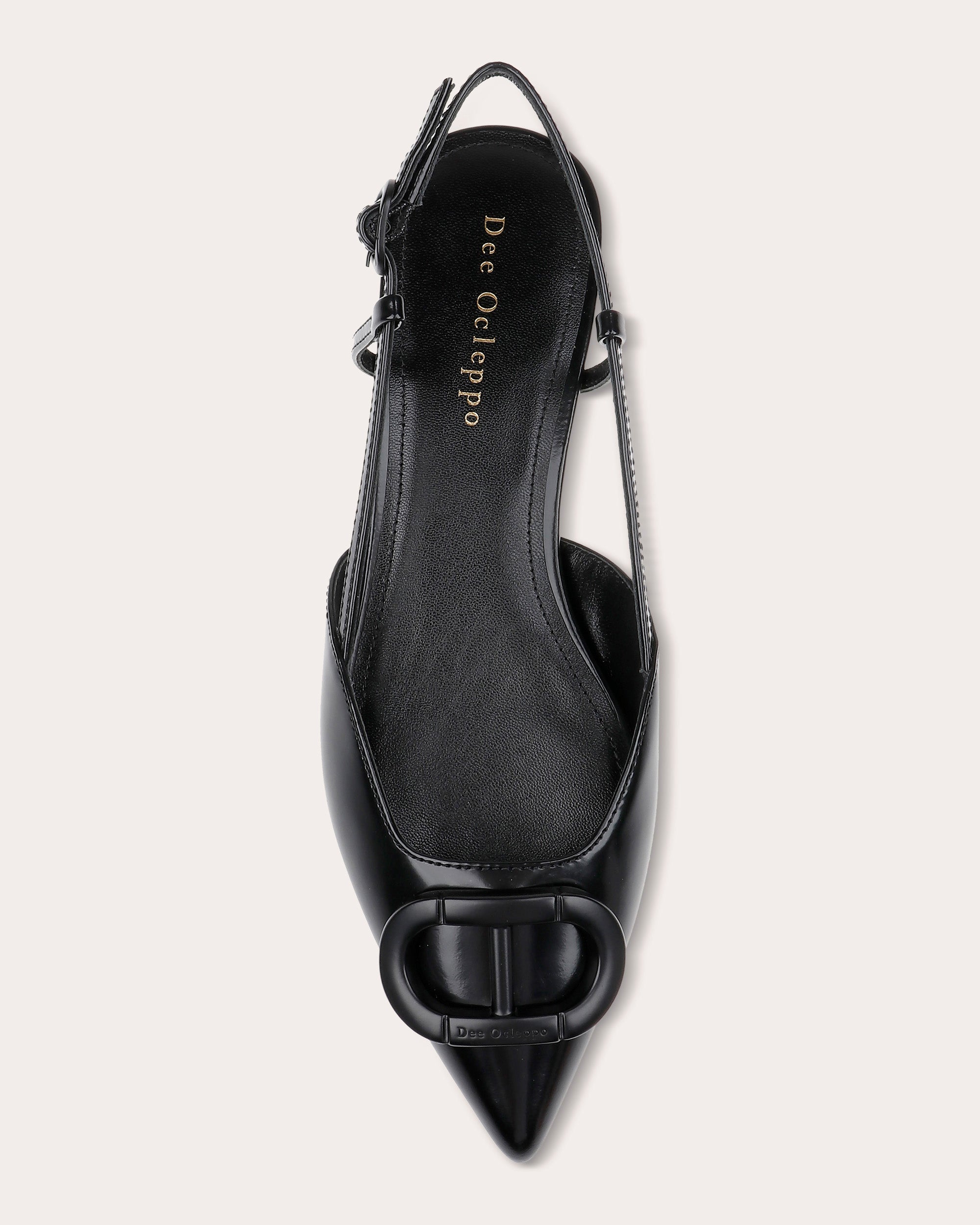 Rome Leather Slingback Flat