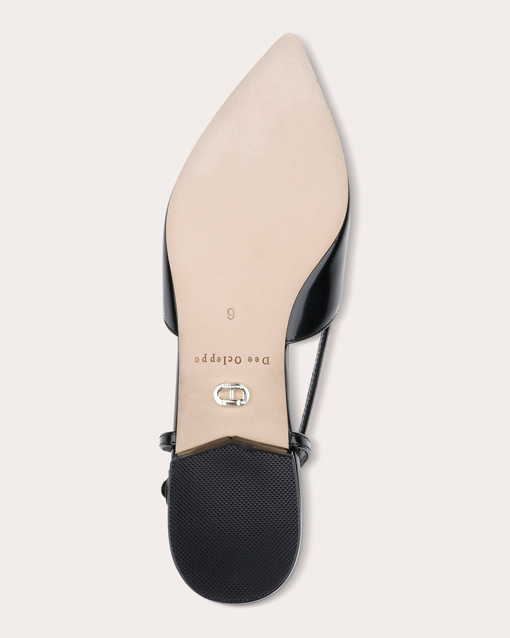 Rome Leather Slingback Flat