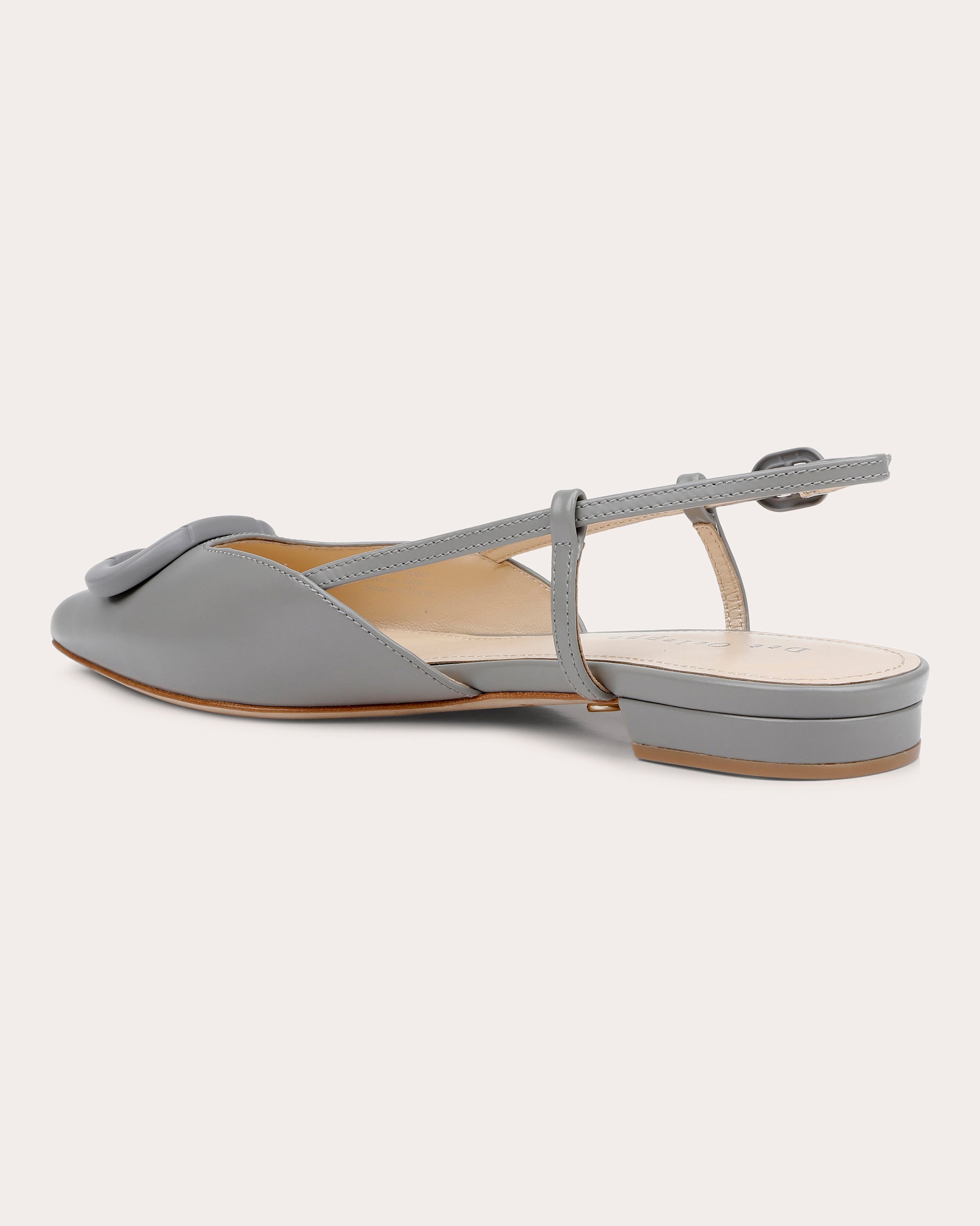 Rome Leather Slingback Flat
