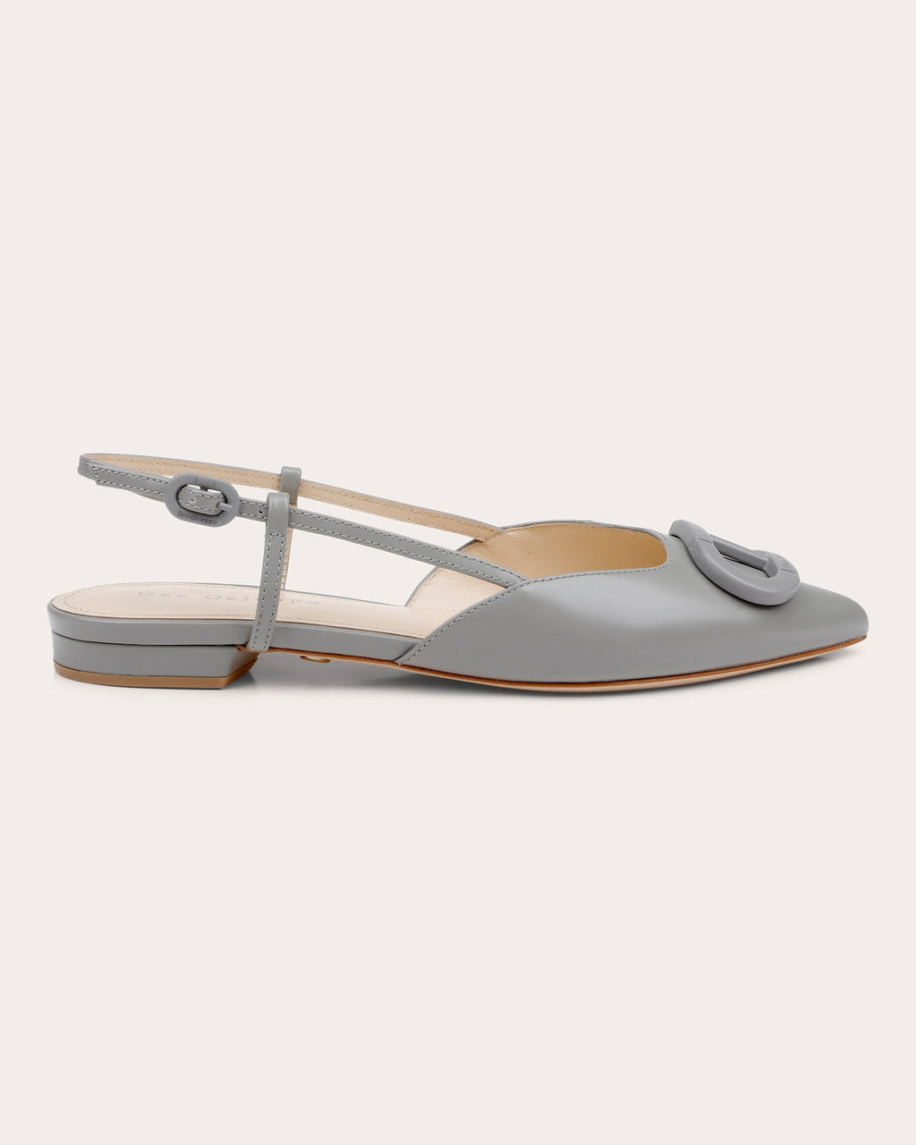 Rome Leather Slingback Flat