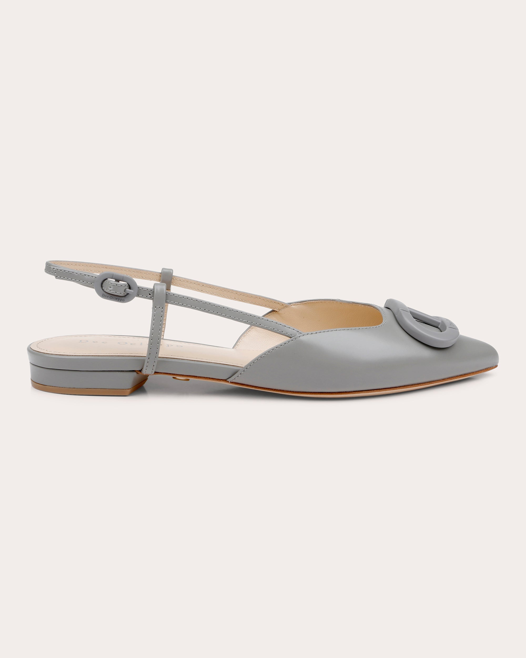 Rome Leather Slingback Flat