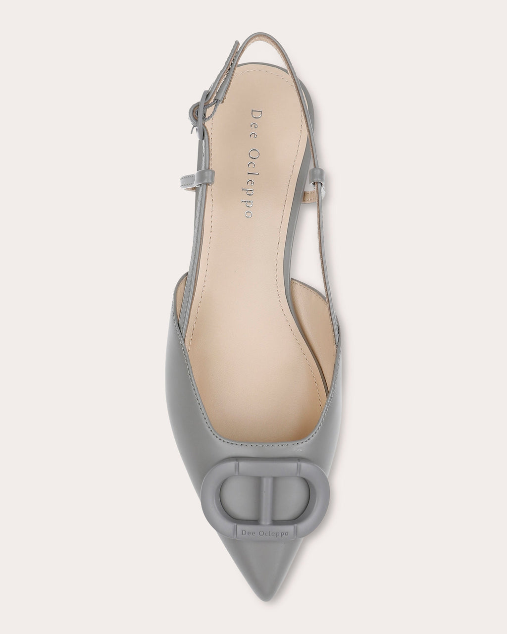 Rome Leather Slingback Flat