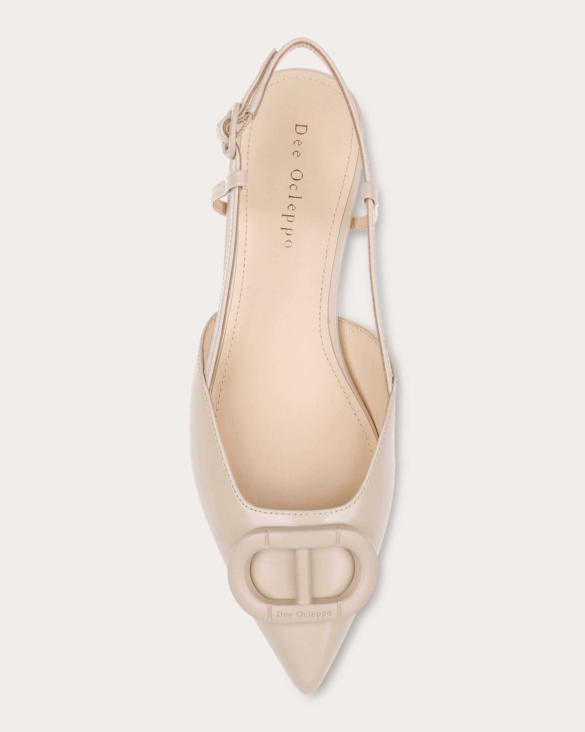 Rome Leather Slingback Flat