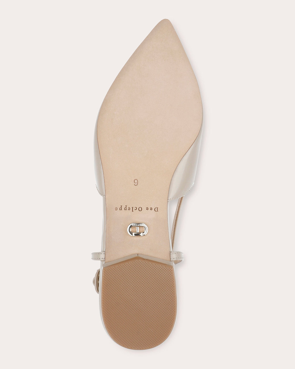 Rome Leather Slingback Flat