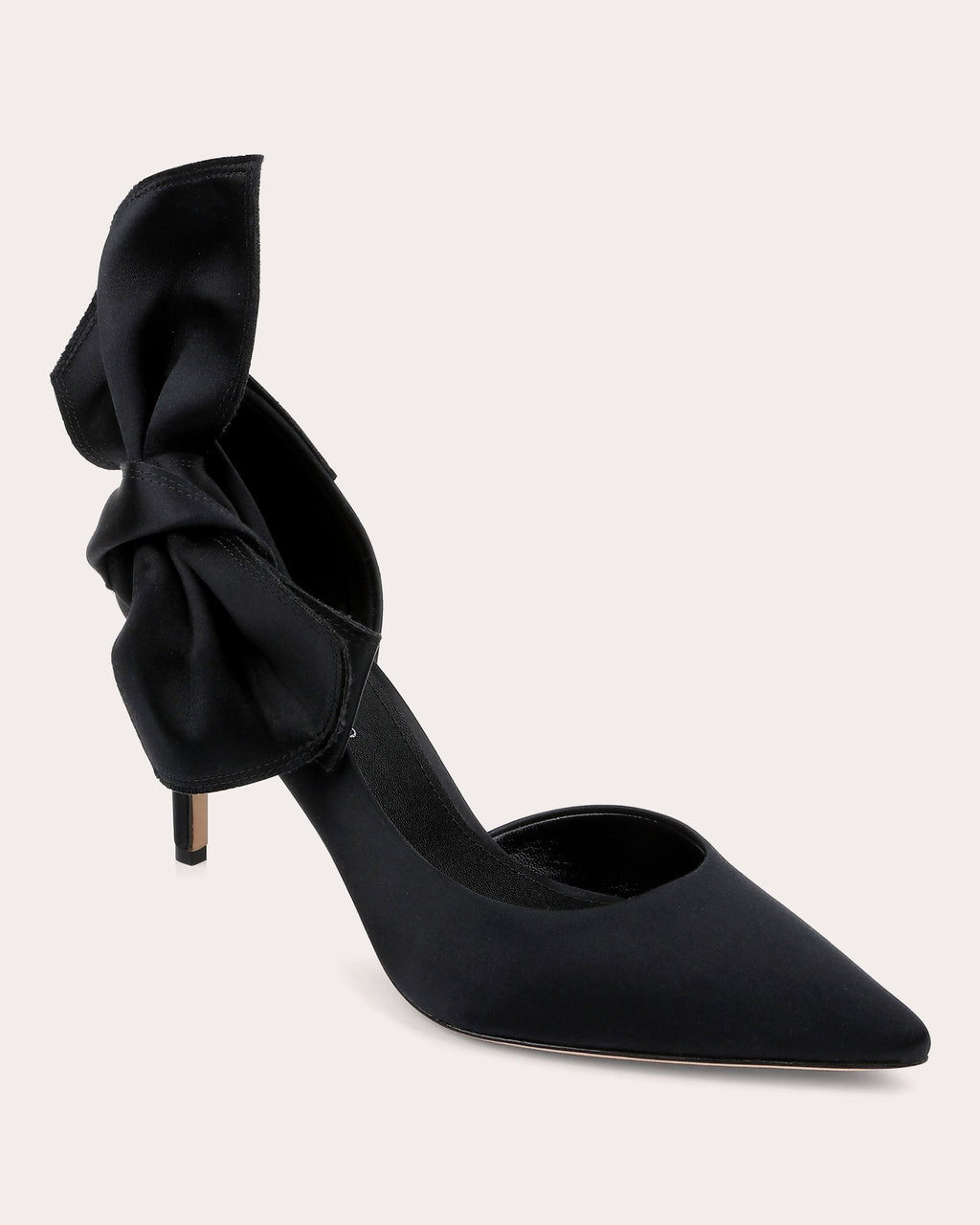 Belmont Bow-Embellished Satin Pump