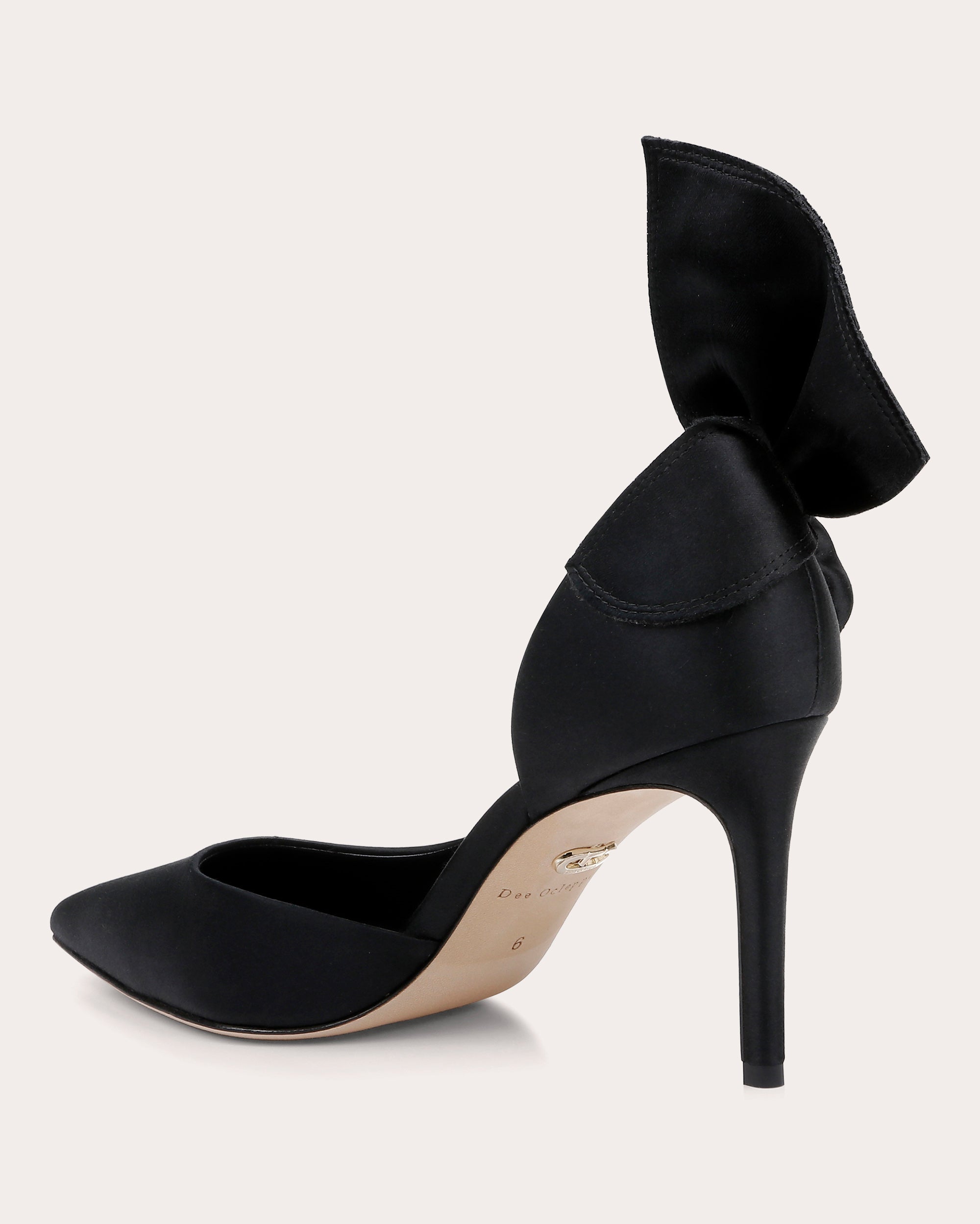 Belmont Bow-Embellished Satin Pump