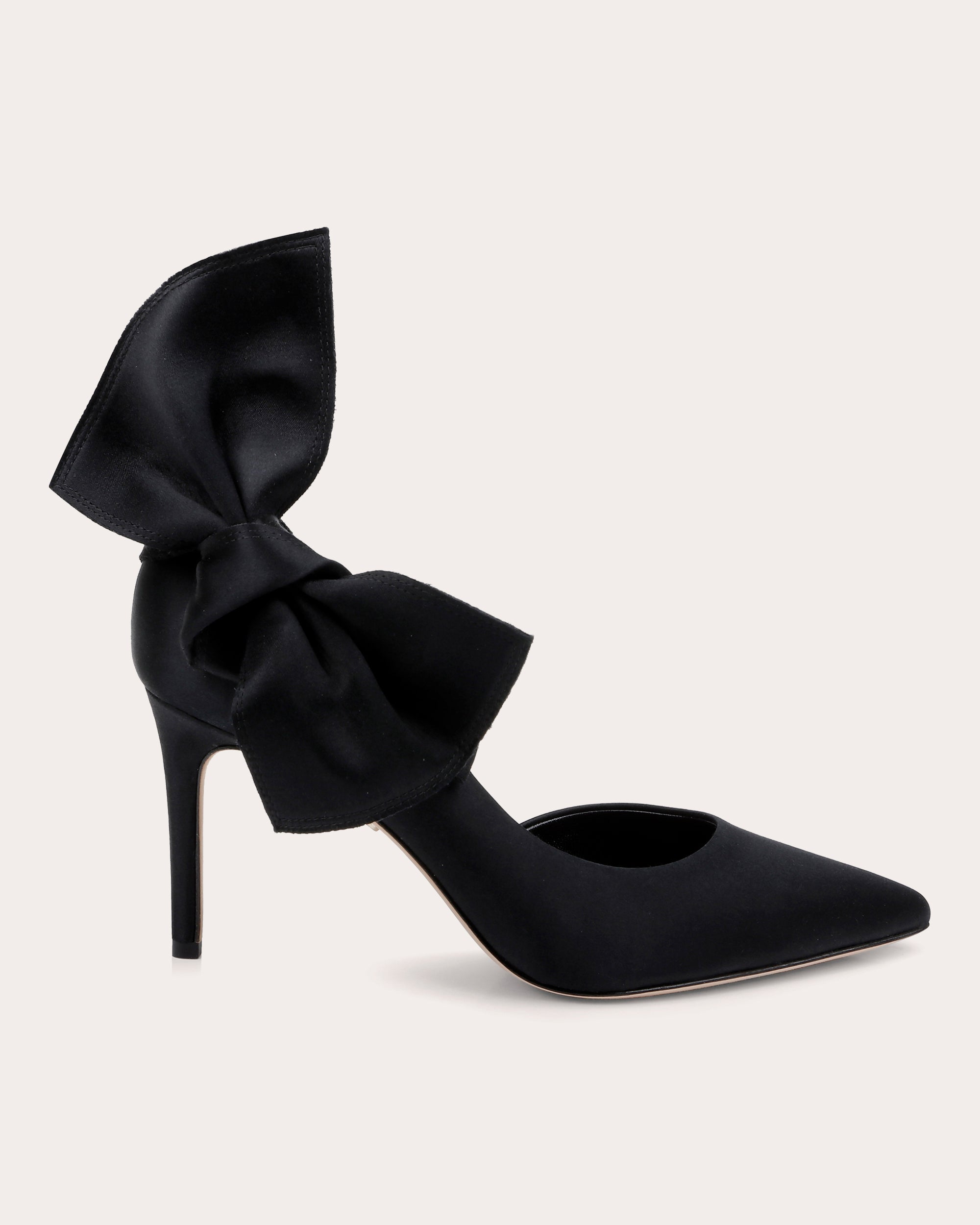 Belmont Bow-Embellished Satin Pump