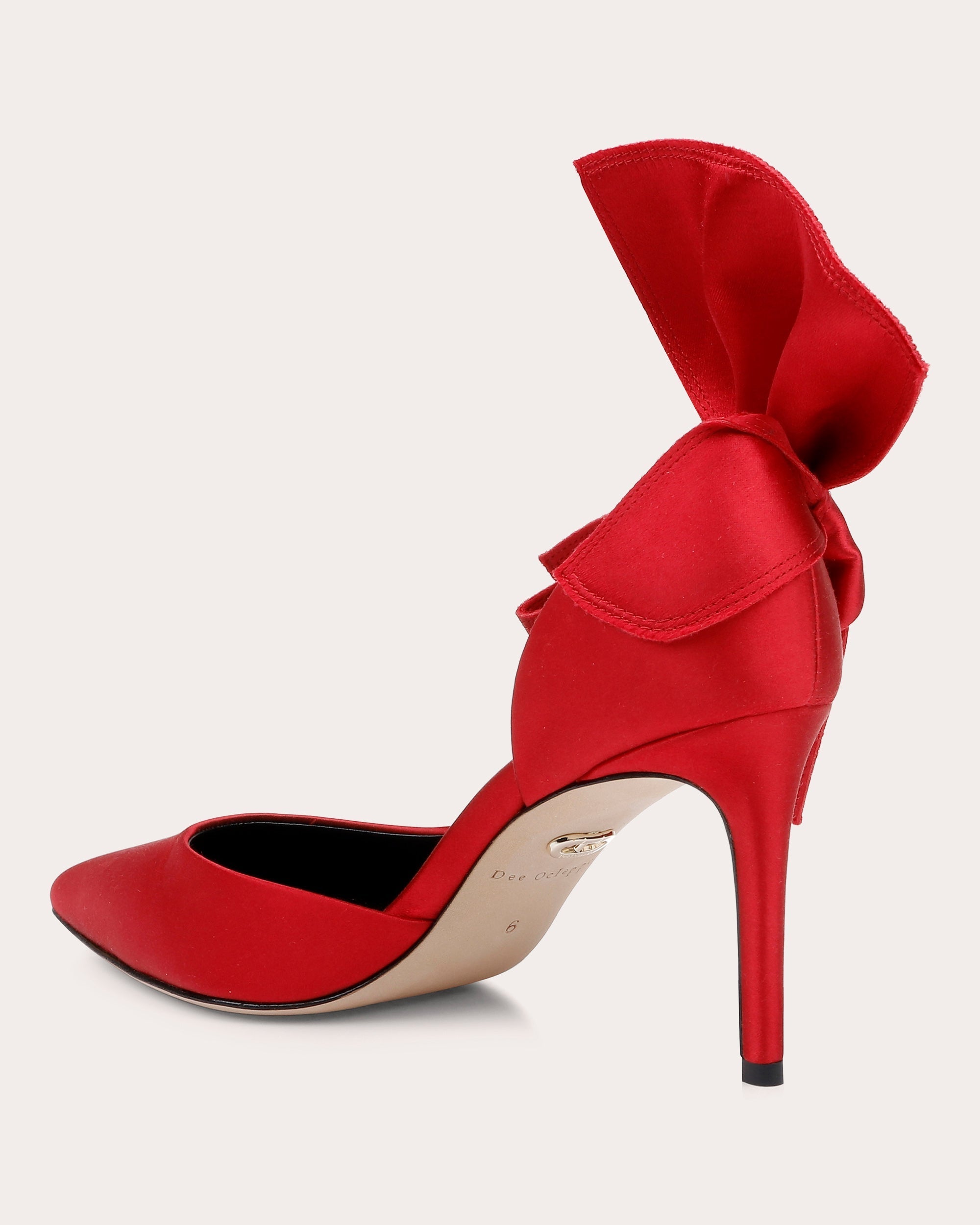 Belmont Bow-Embellished Satin Pump