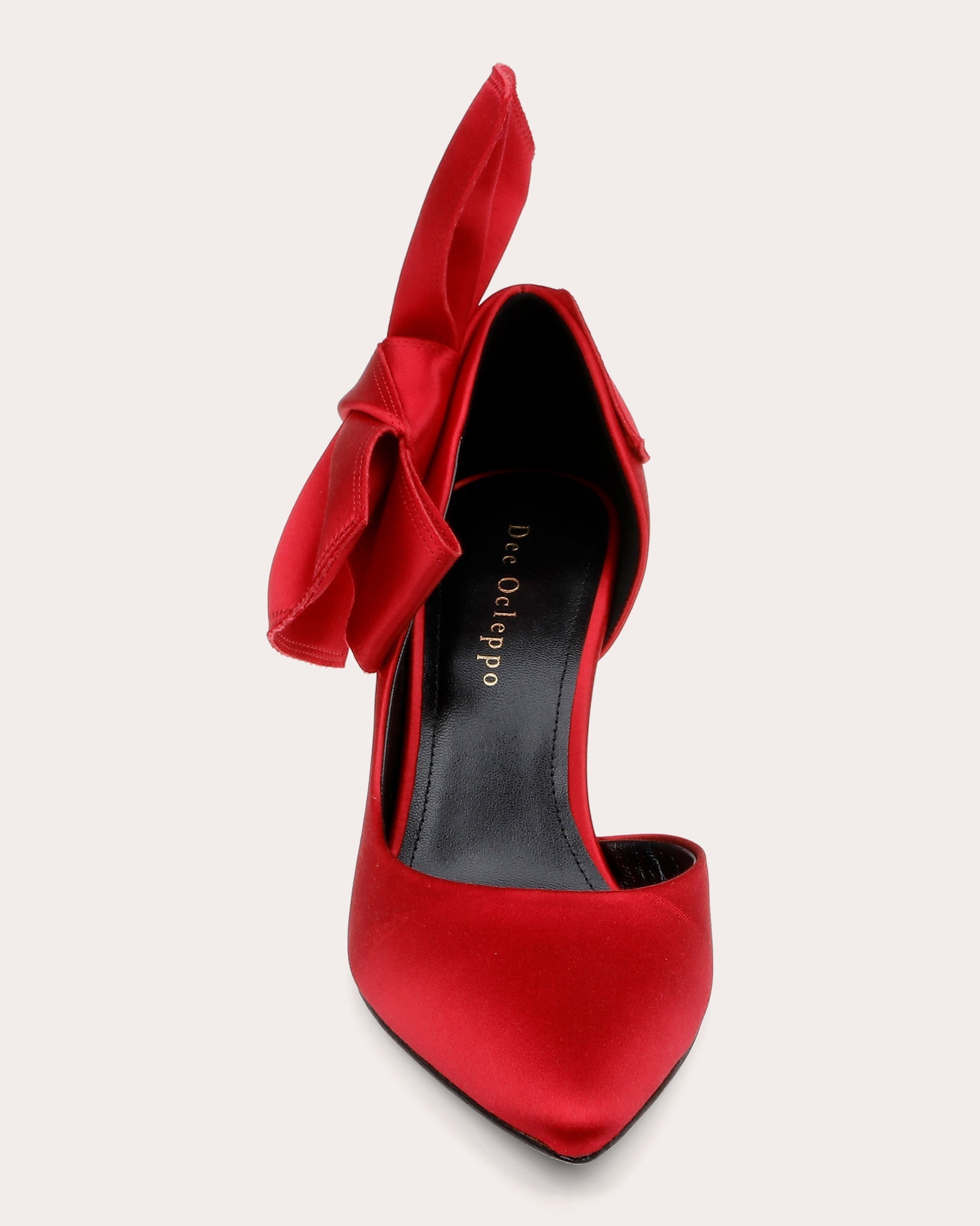 Belmont Bow-Embellished Satin Pump