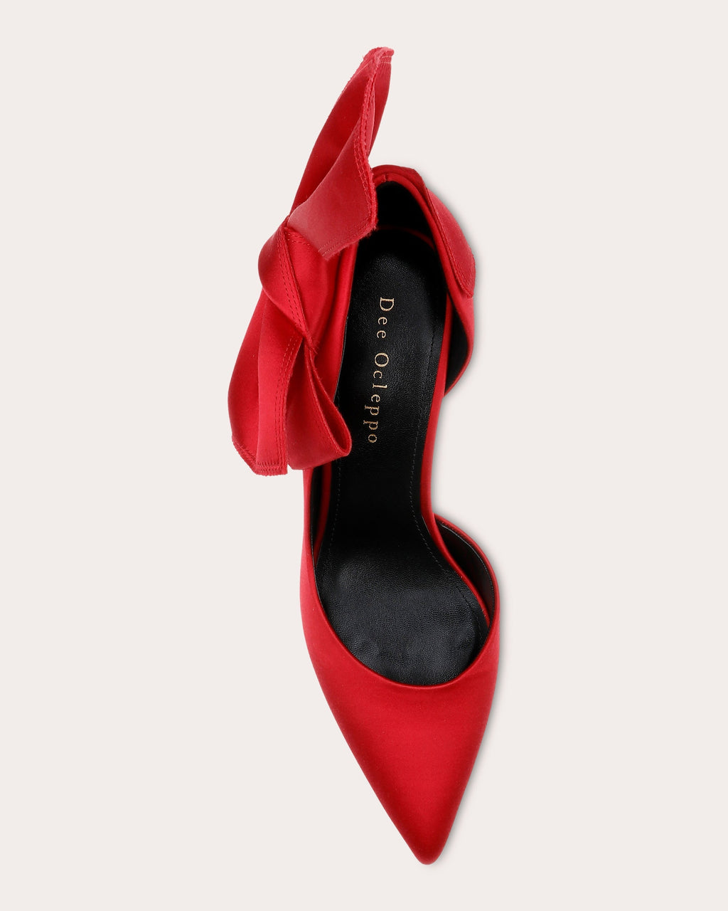 Belmont Bow-Embellished Satin Pump