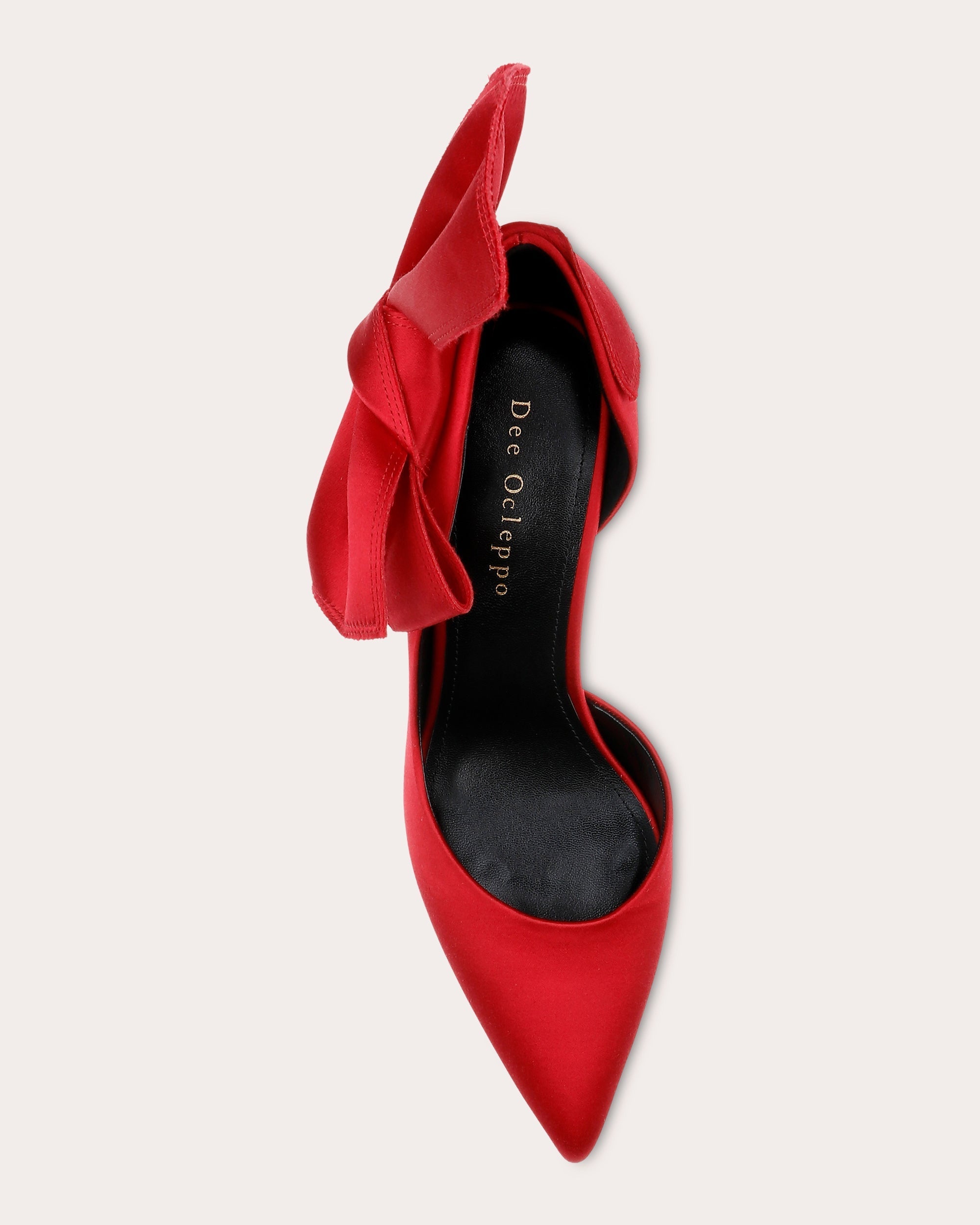 Belmont Bow-Embellished Satin Pump