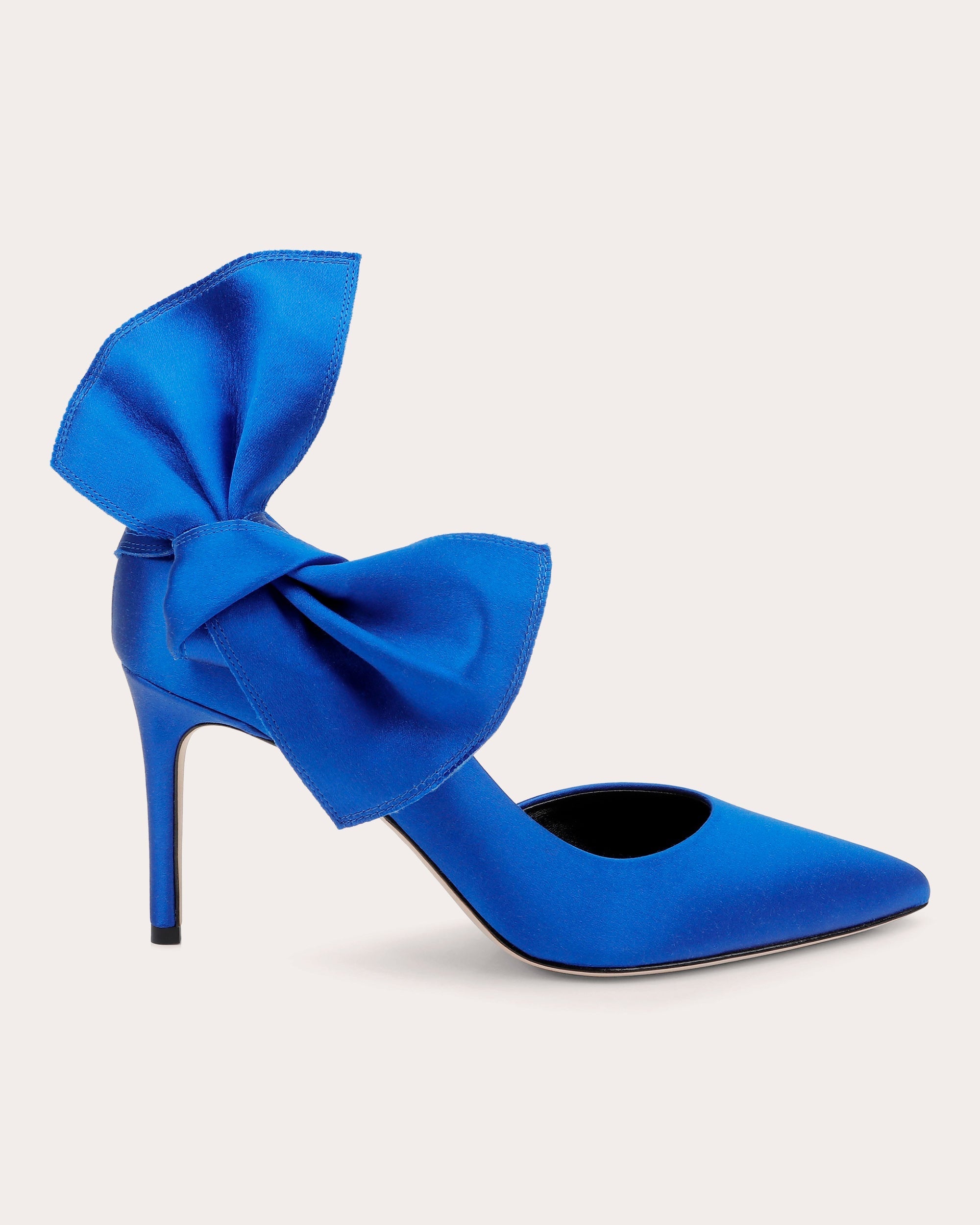 Belmont Bow-Embellished Satin Pump