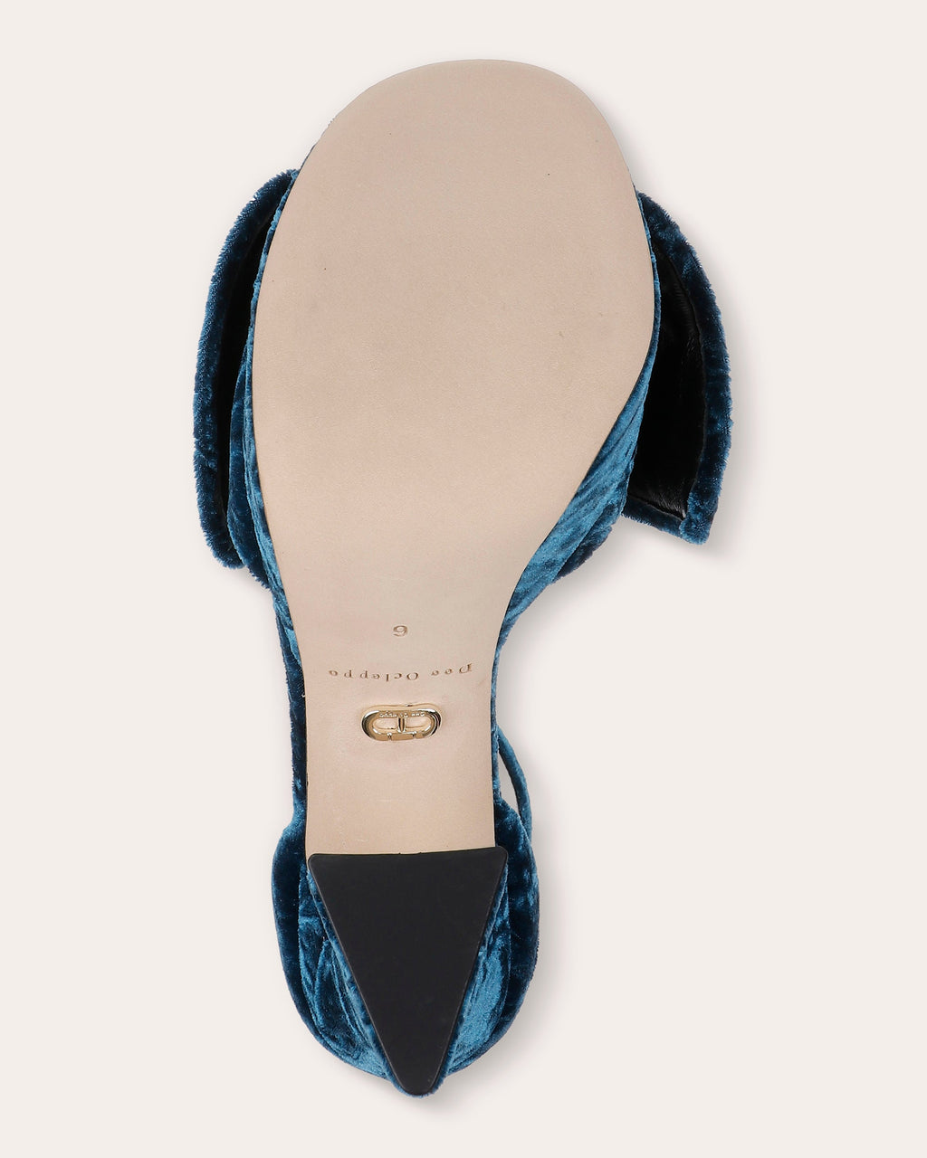 Benton Bow-Embellished Crushed-Velvet Platform Sandal