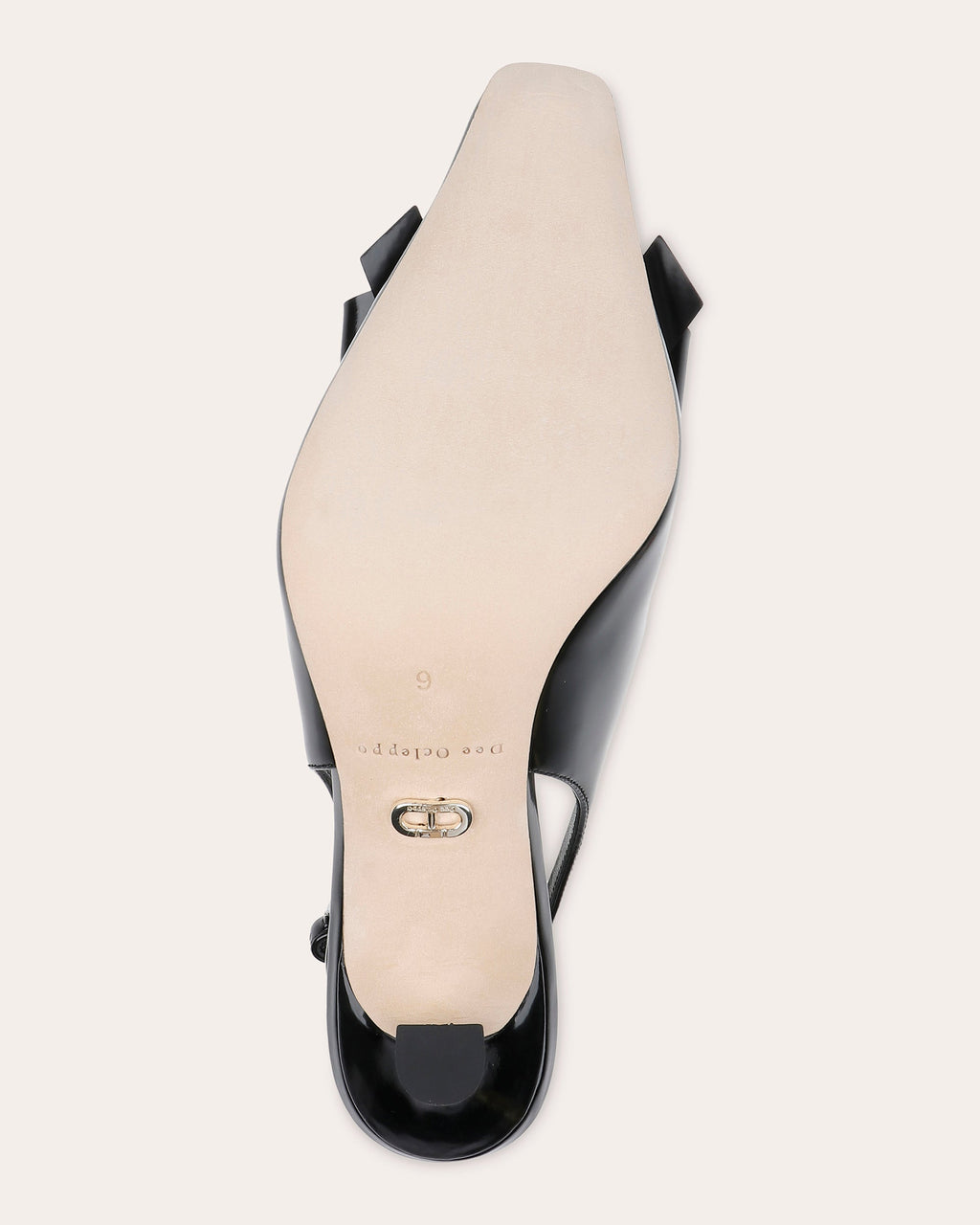 Coronado Bow-Embellished Leather Slingback Pump