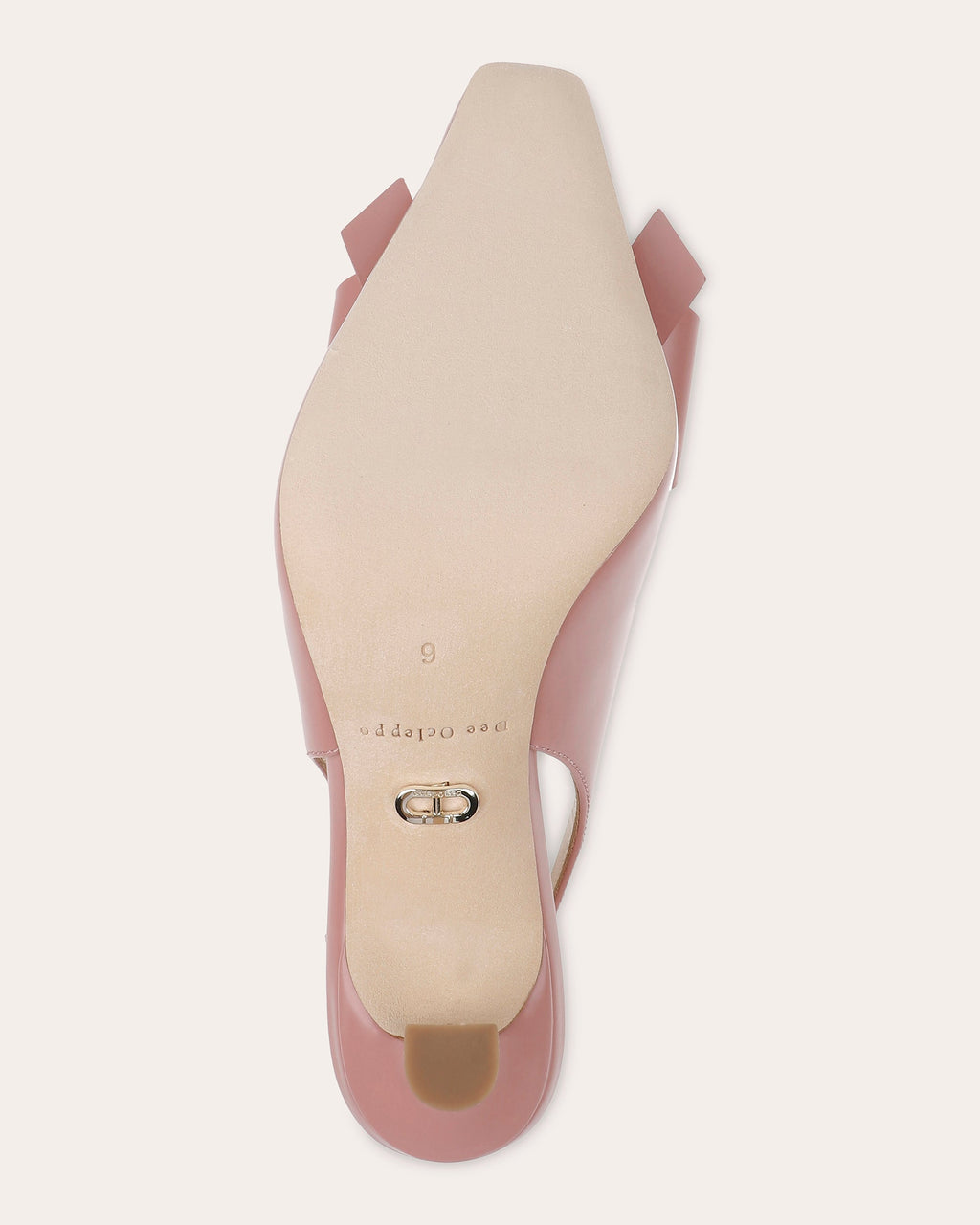 Coronado Bow-Embellished Leather Slingback Pump