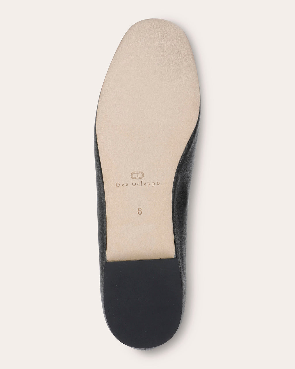 Dixon Bow-Embellished Leather Ballet Flat